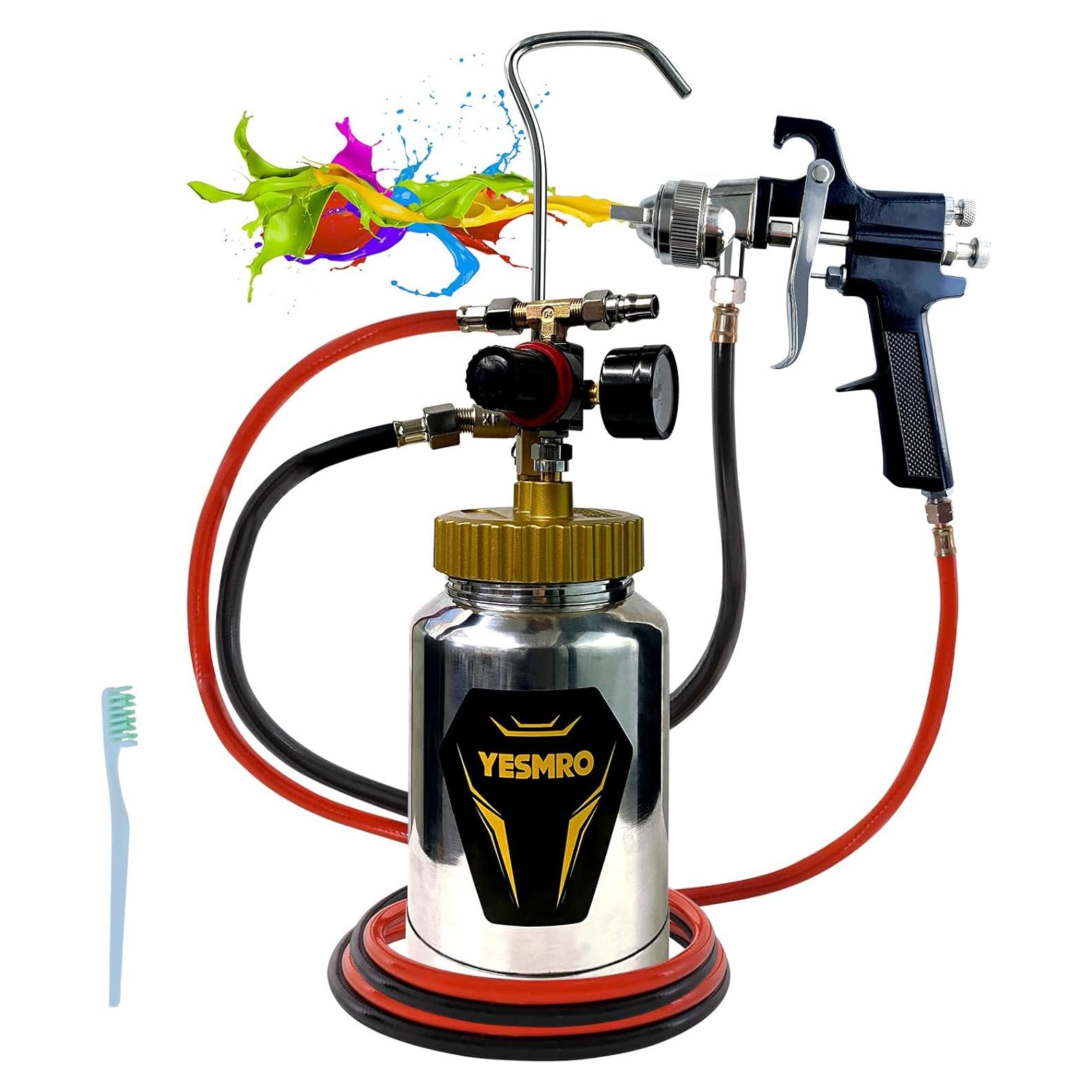 Pistola de Pulverización YESMRO 2L 2mm para Pintura