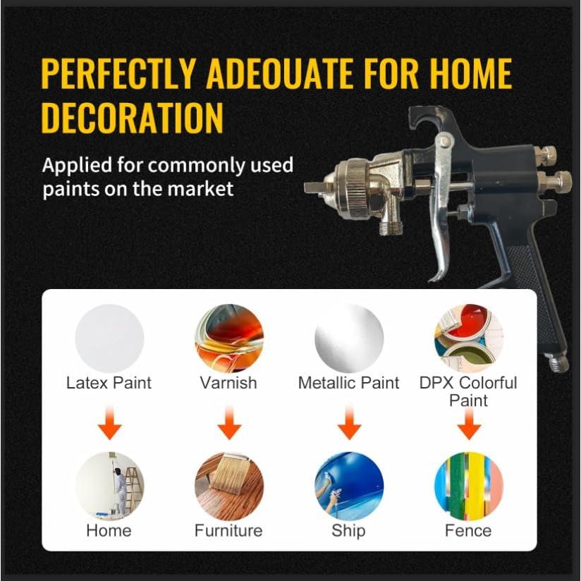 Pistola de Pulverización YESMRO 2L 2mm para Pintura