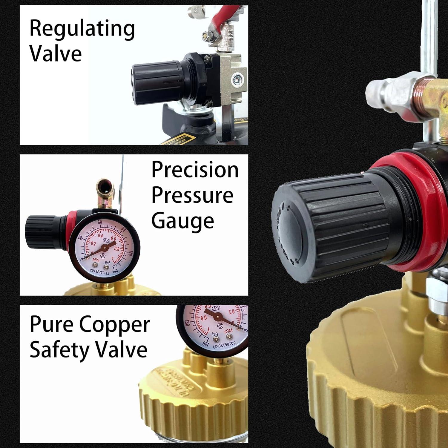 Pistola de Pulverización YESMRO 2L 2mm para Pintura