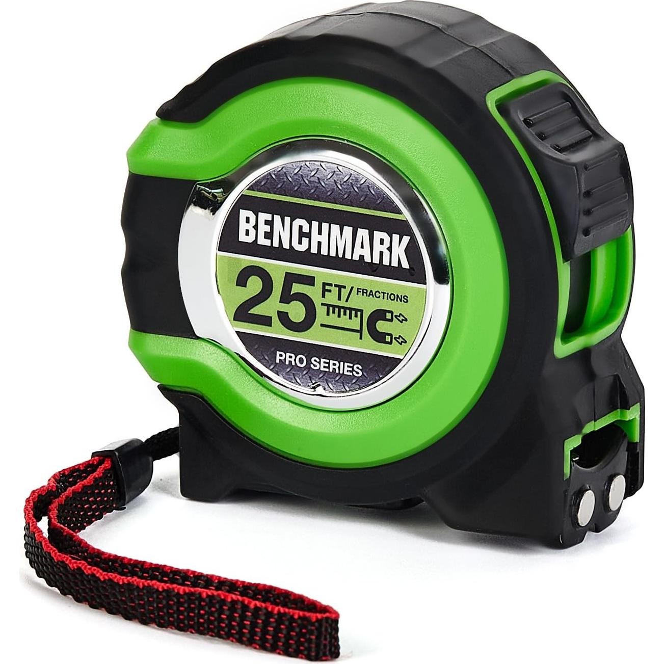 Cinta Métrica Benchmark - Paquete de 3 - 7,62 m - Verde