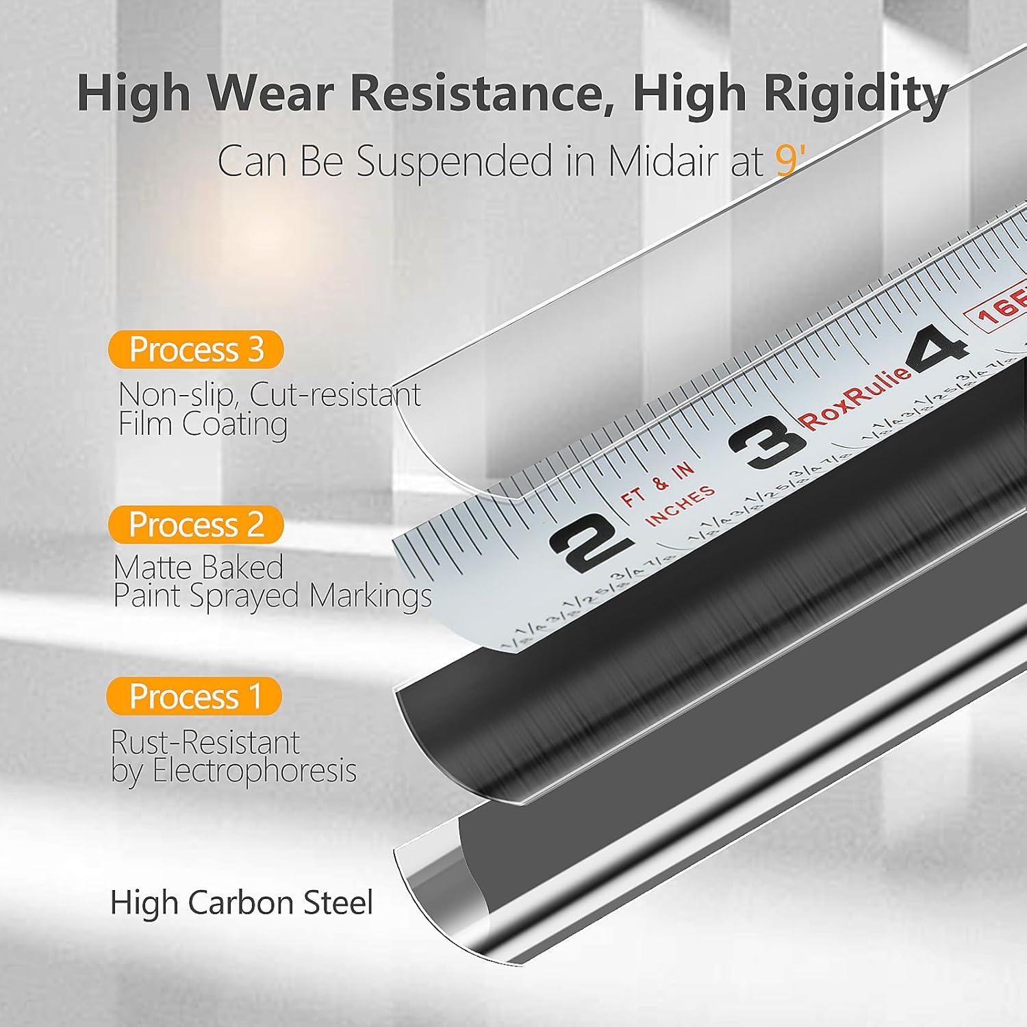 Cinta Métrica RoxRulie 5m con Lectura Fraccionaria