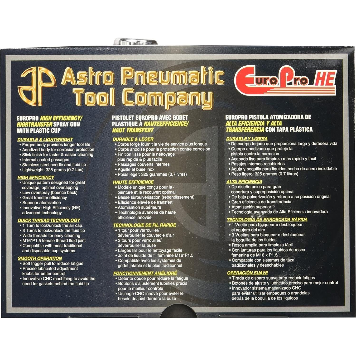 Pistola de Pulverización Astro EUROHE103 1.3mm 600ml