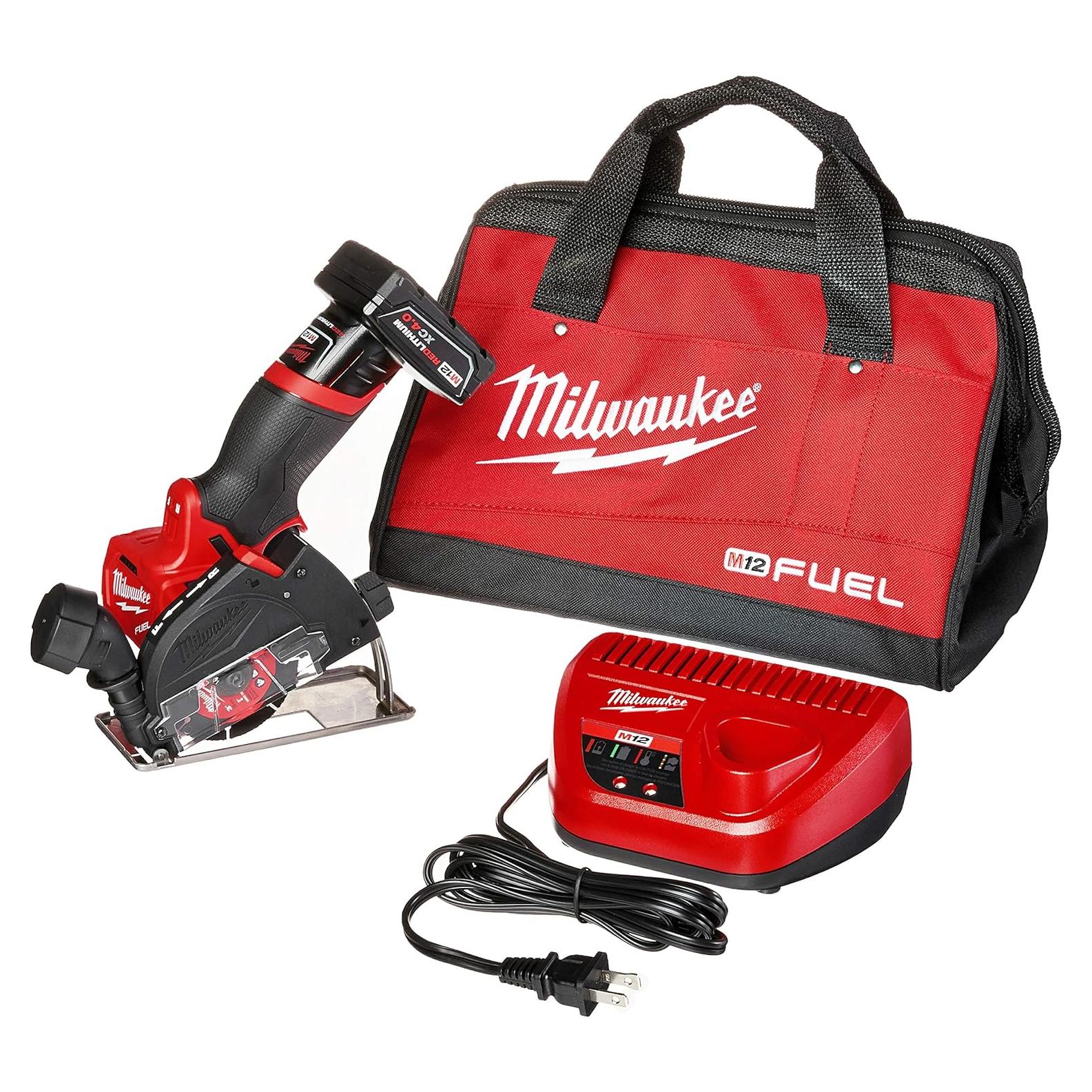 Kit Herramienta Corte Milwaukee 12V Inalámbrica Compacto