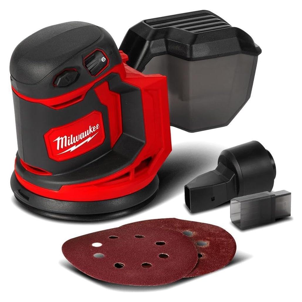 Lijadora Orbital Milwaukee M18 BOS125-0 18V 12,000 OPM