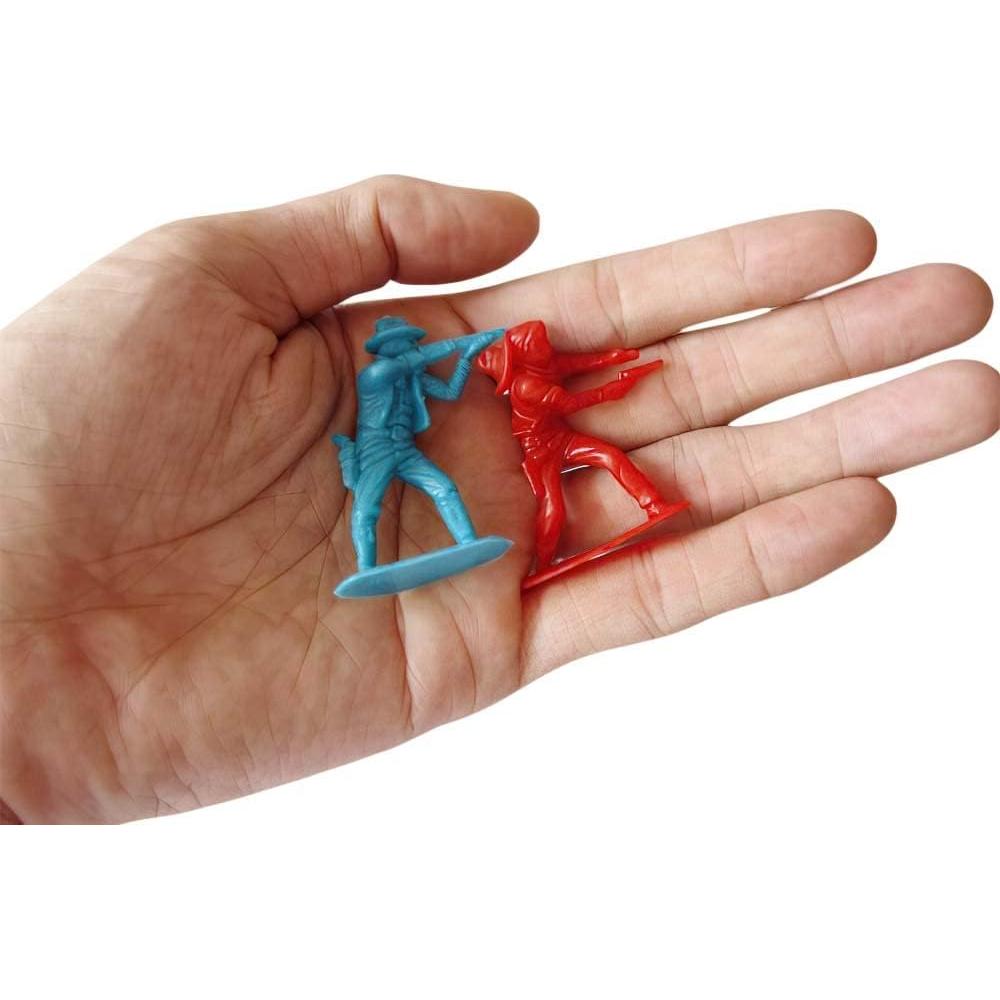 60 Figuras de Vaquero Indio Lynkaye 4 cm Diversión