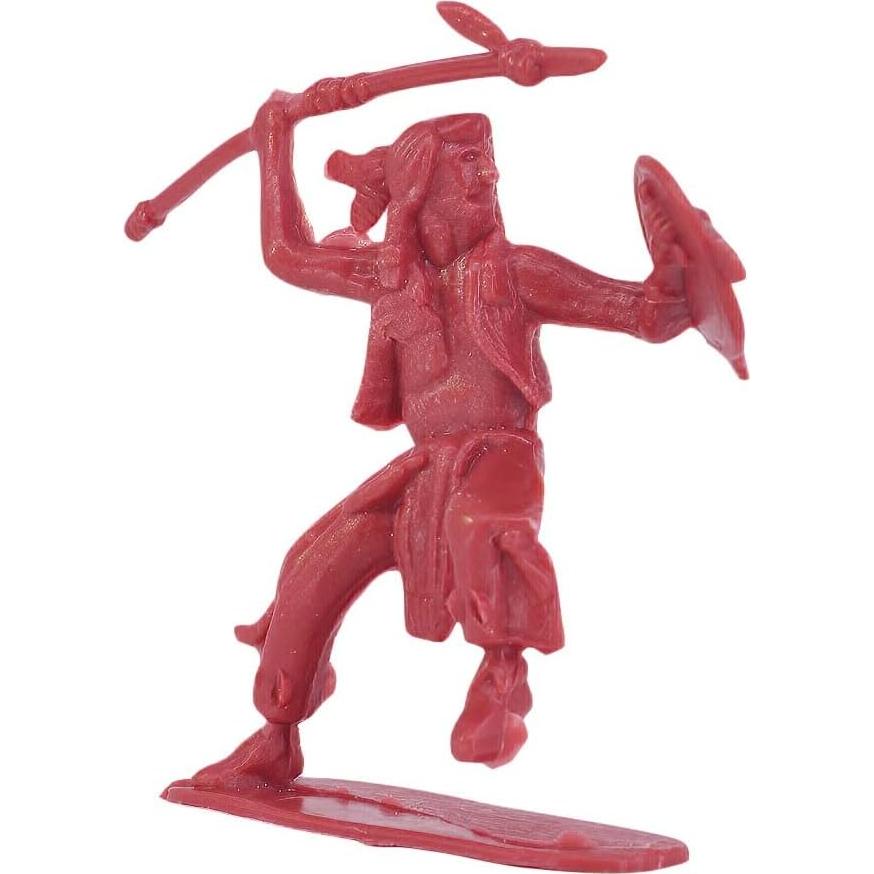 60 Figuras de Vaquero Indio Lynkaye 4 cm Diversión