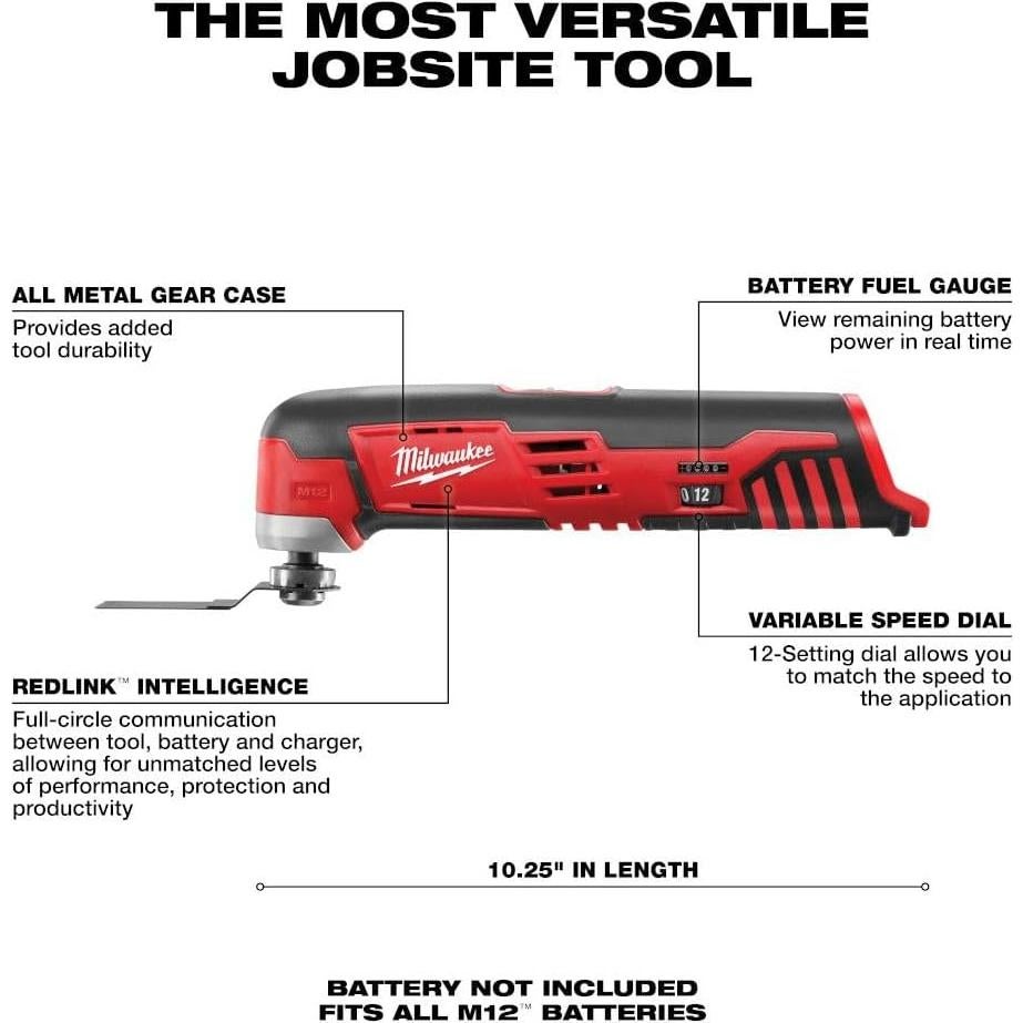 Herramienta Multiusos Milwaukee M12 12V 20000 OPM Inalámbrica