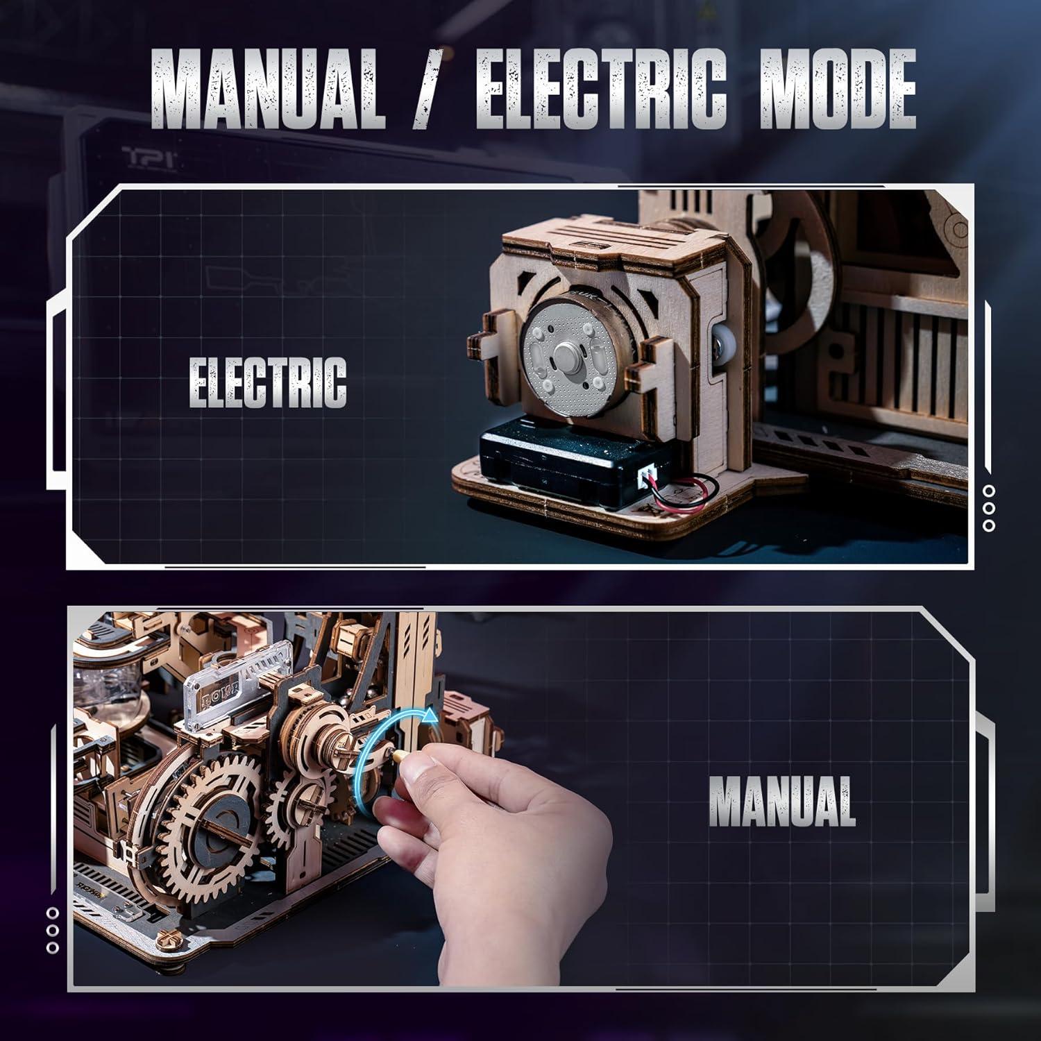Rompecabezas 3D RoWood LGC01 Espacioporto Eléctrico