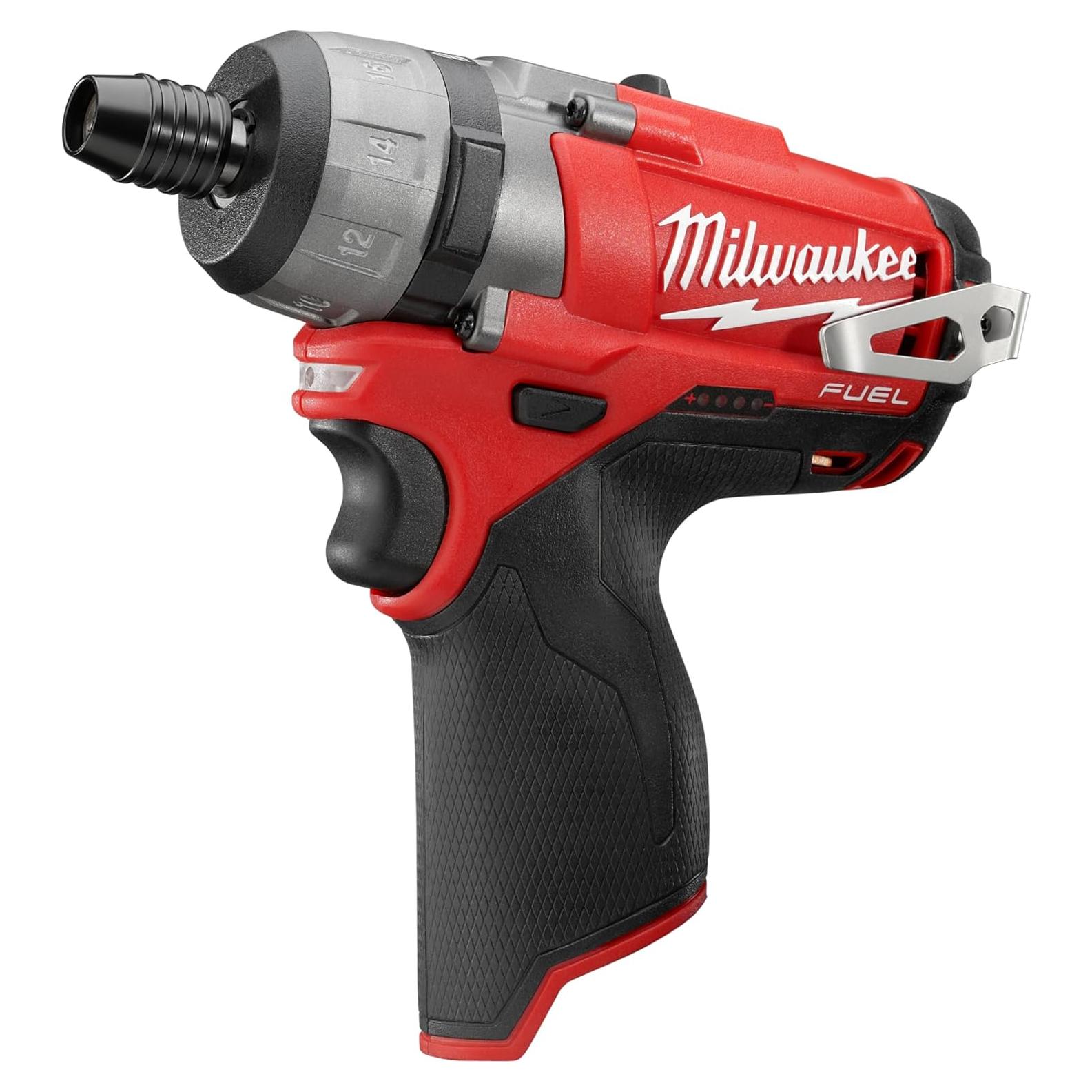 Cordless Screwdriver, 12V, 1/4 In., Red (2402-20)