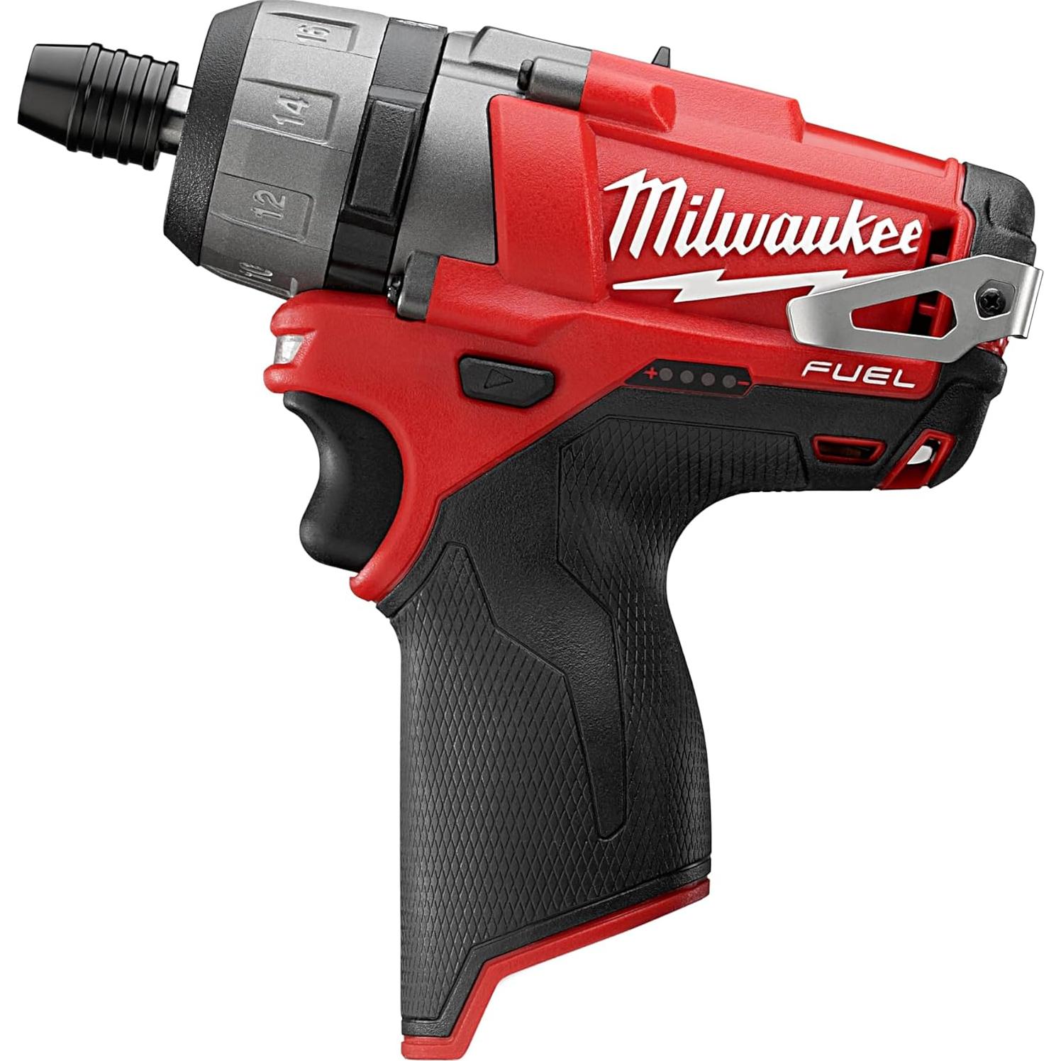 Cordless Screwdriver, 12V, 1/4 In., Red (2402-20)