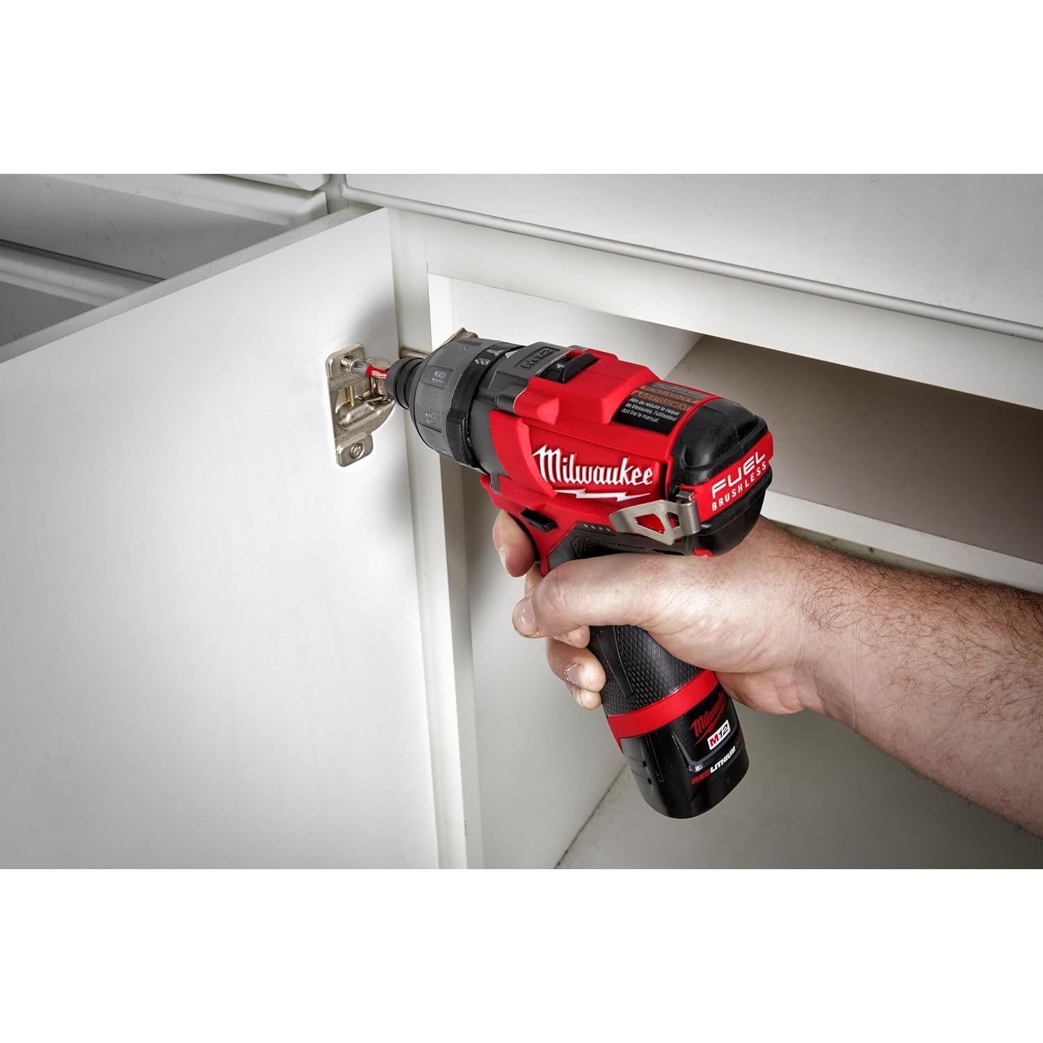 Cordless Screwdriver, 12V, 1/4 In., Red (2402-20)