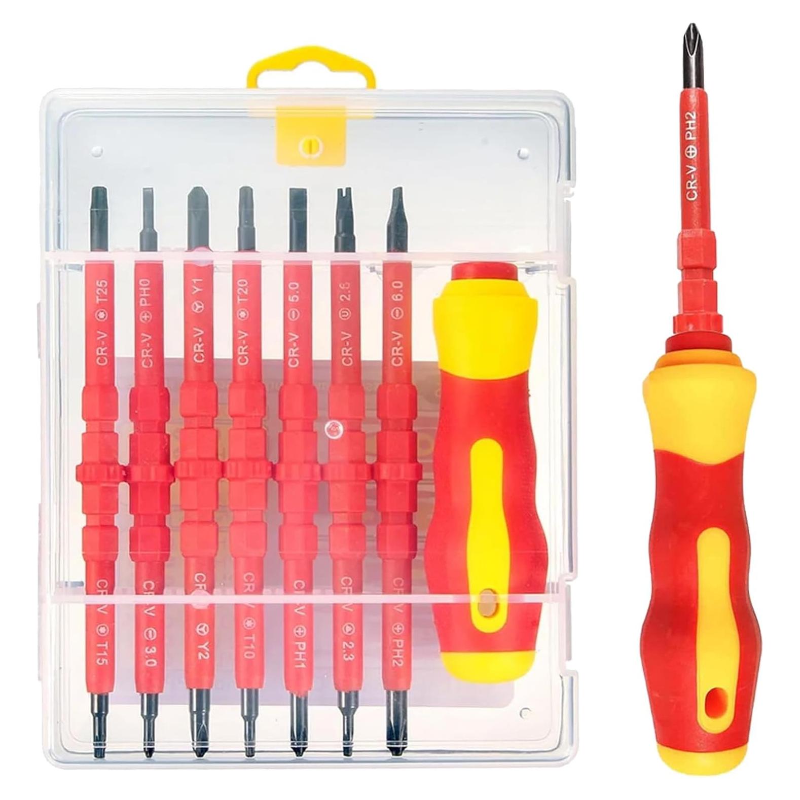 Juego de Destornilladores Aislados Canlaten·U 14 en 1 Magnético