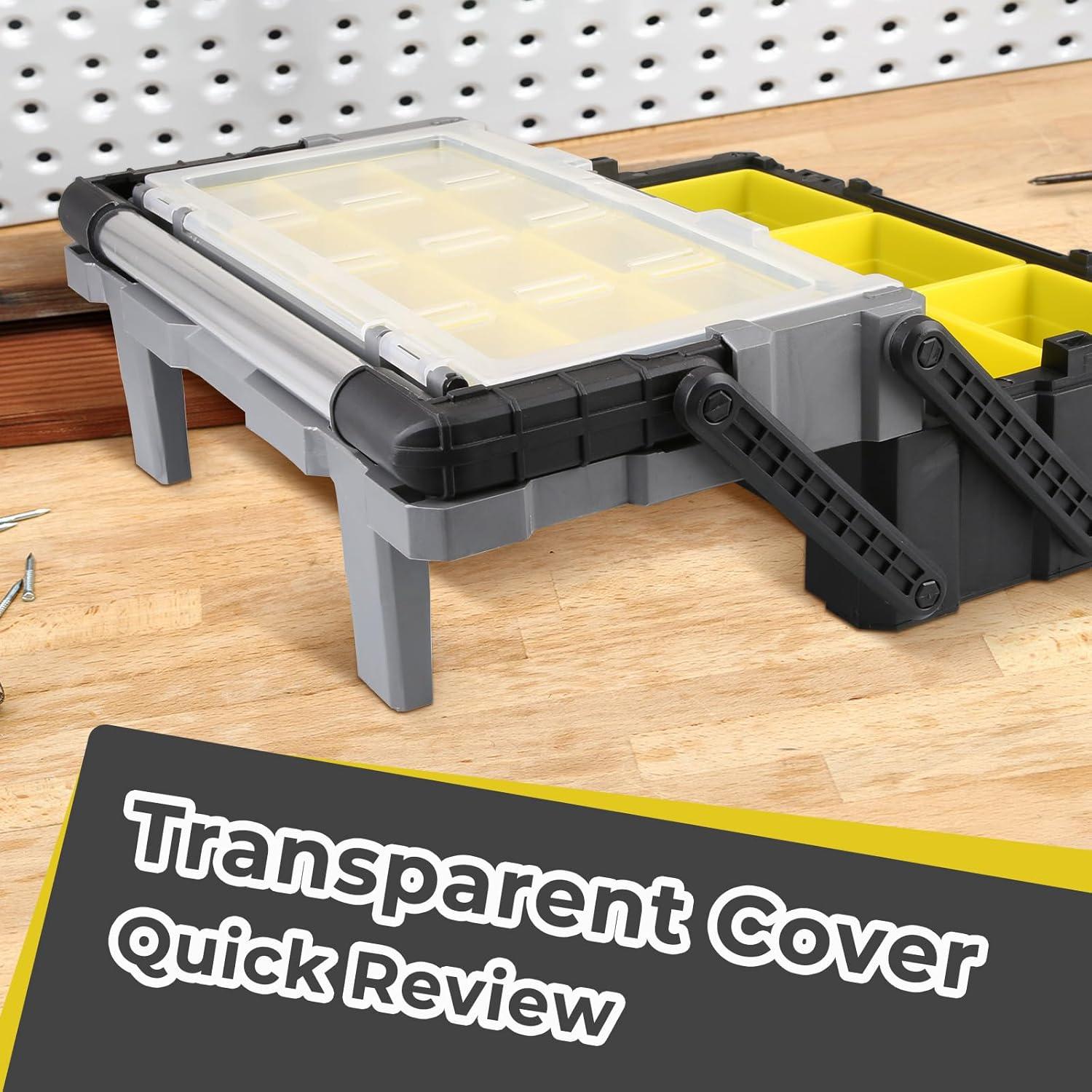 Caja de herramientas 18" Olympia Tools con compartimentos