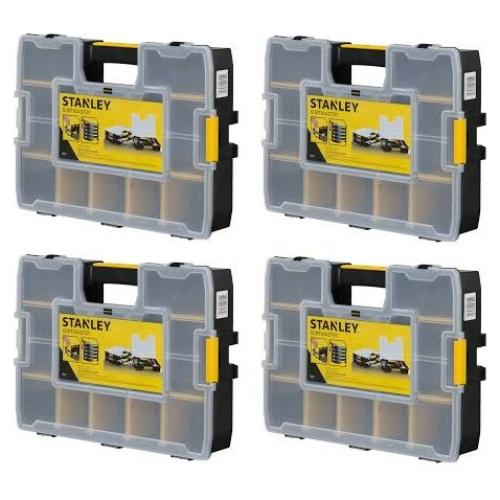 Organizador Stanley Sortmaster Lite 29.5x6.4x22.1cm Negro Amarillo