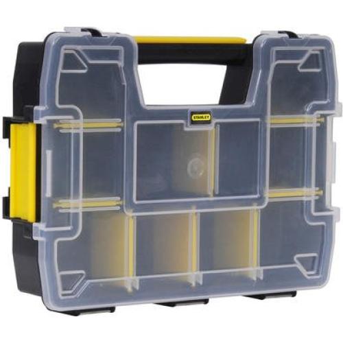 Organizador Stanley Sortmaster Lite 29.5x6.4x22.1cm Negro Amarillo