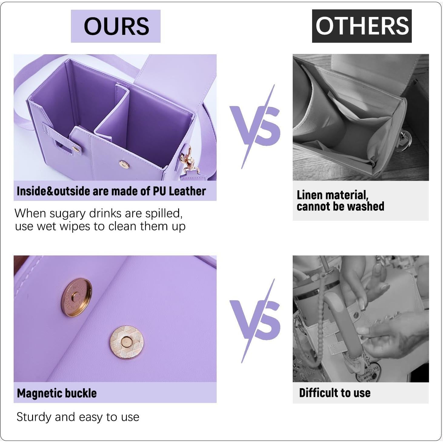 Bolso Cruzado Kitylemo para Taza Stanley 1,18 L