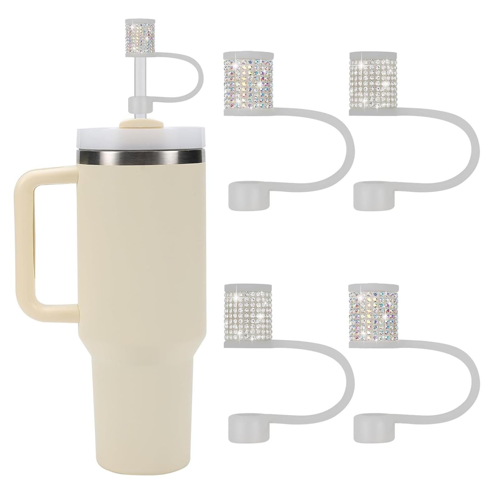 Juego de Cubiertas de Paja 3tyto para Vaso Stanley 4Pcs