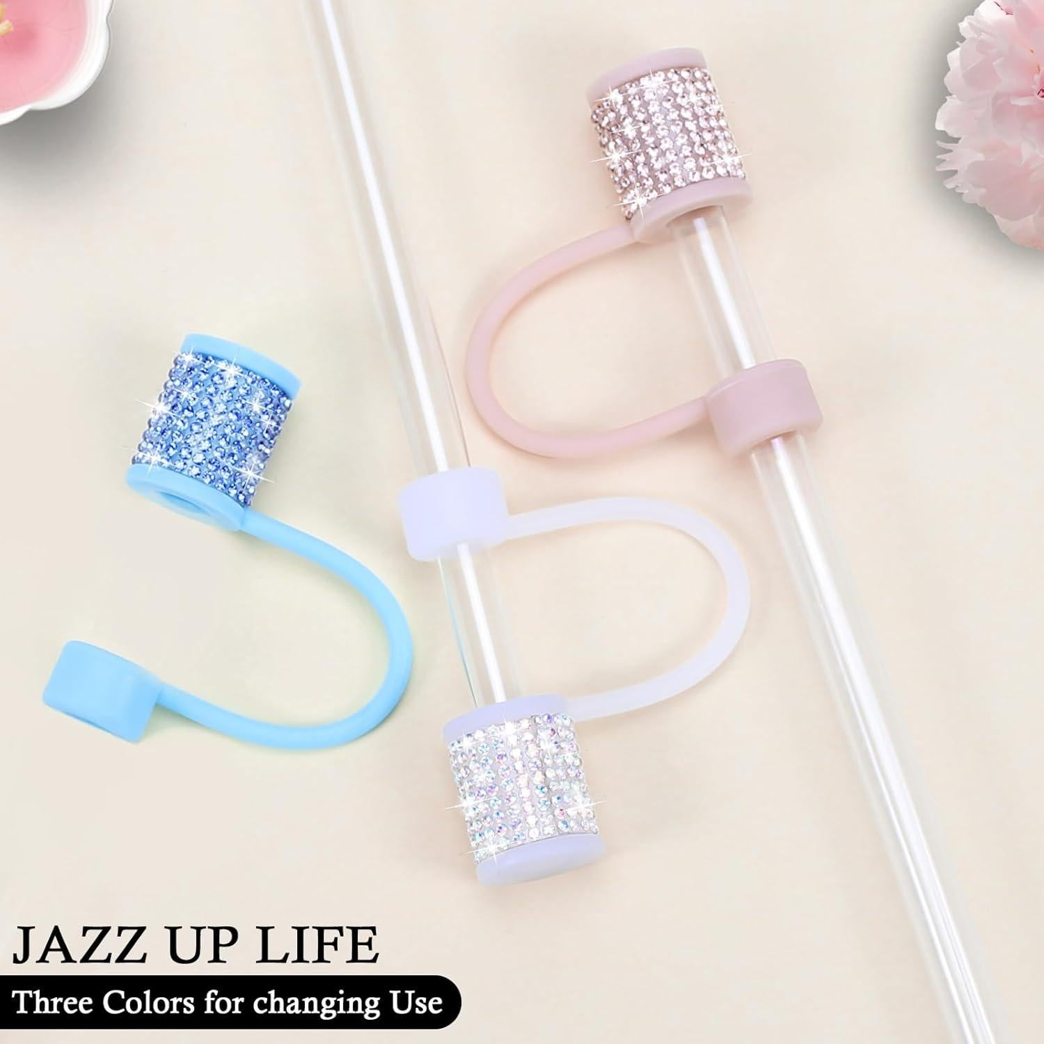 Juego de Cubiertas de Paja 3tyto para Vaso Stanley 4Pcs