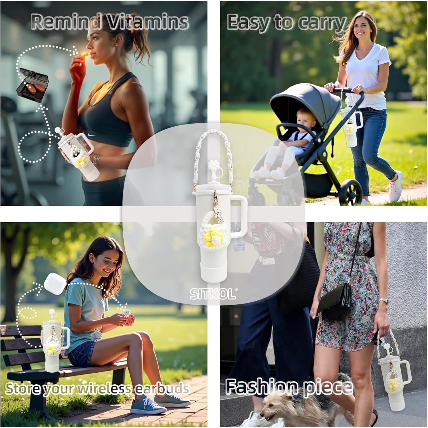 Accesorios para Taza Stanley Rosa 30 y 40 oz - SITKOL