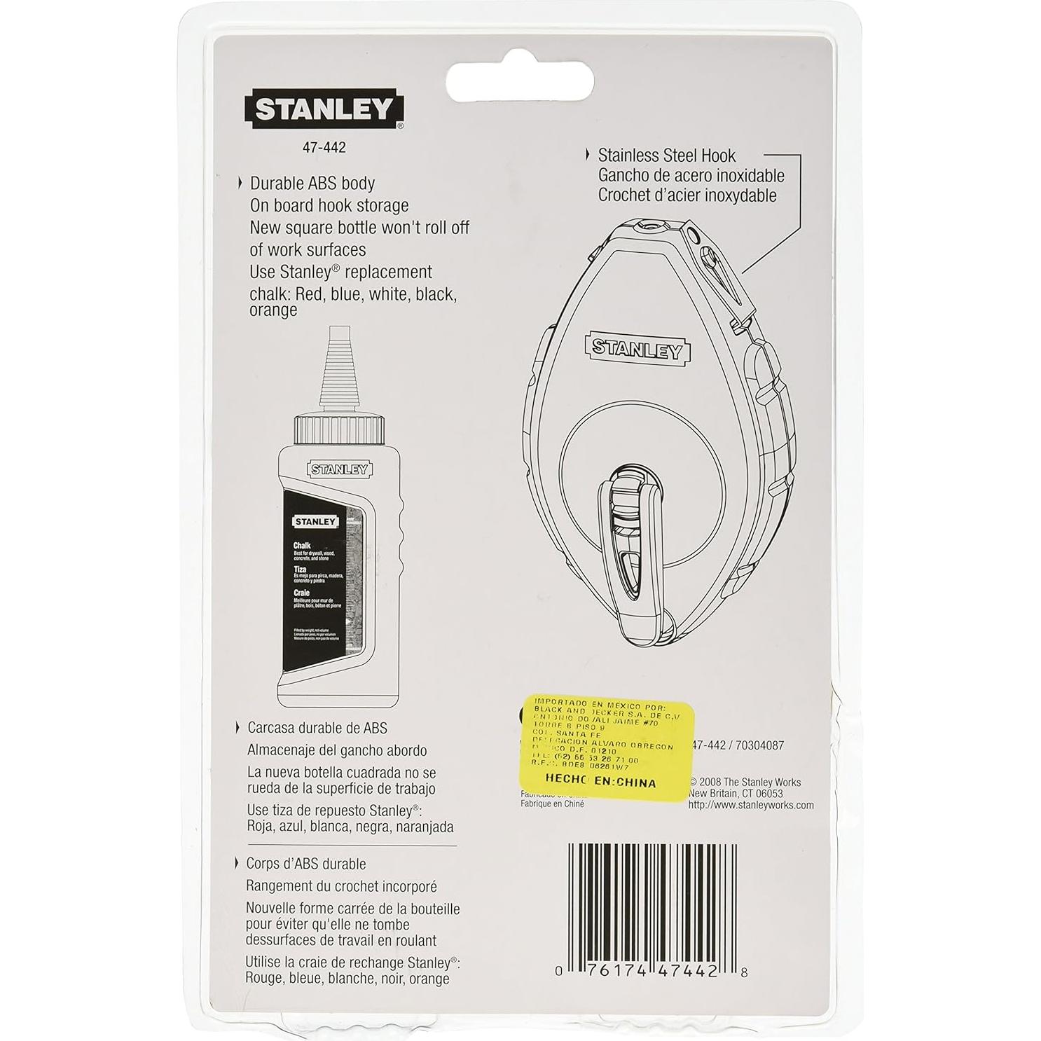 Carrete de Tiza Stanley 47-442 con Tiza Azul 120ml