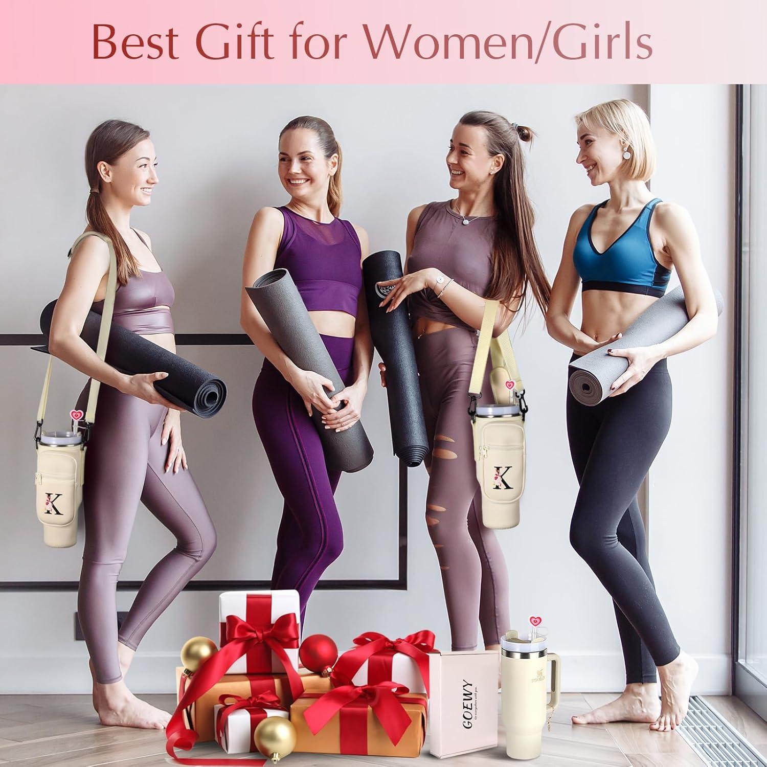 Bolsa Portabotellas GOEWY para Vaso Stanley 40 oz Crema