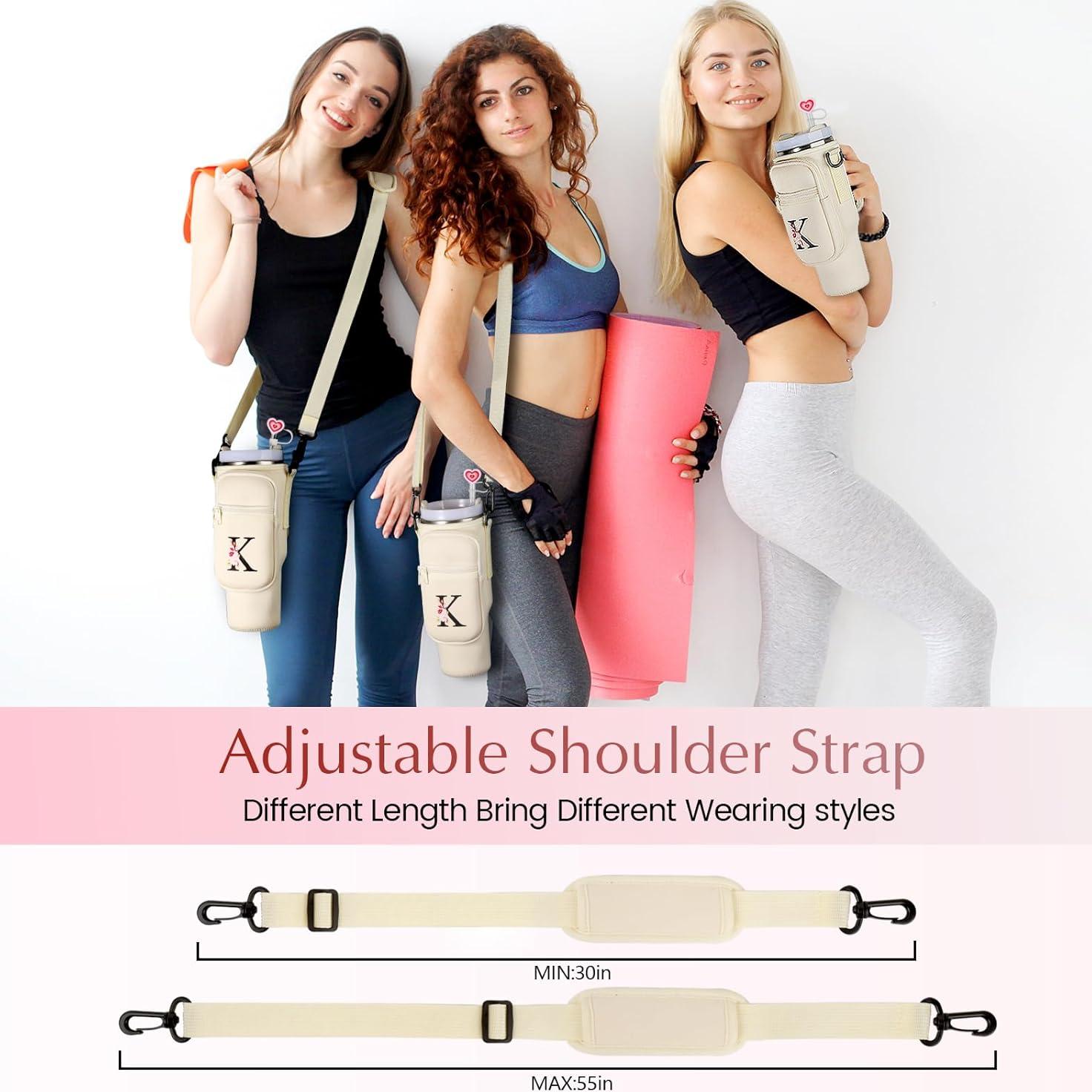 Bolsa Portabotellas GOEWY para Vaso Stanley 40 oz Crema