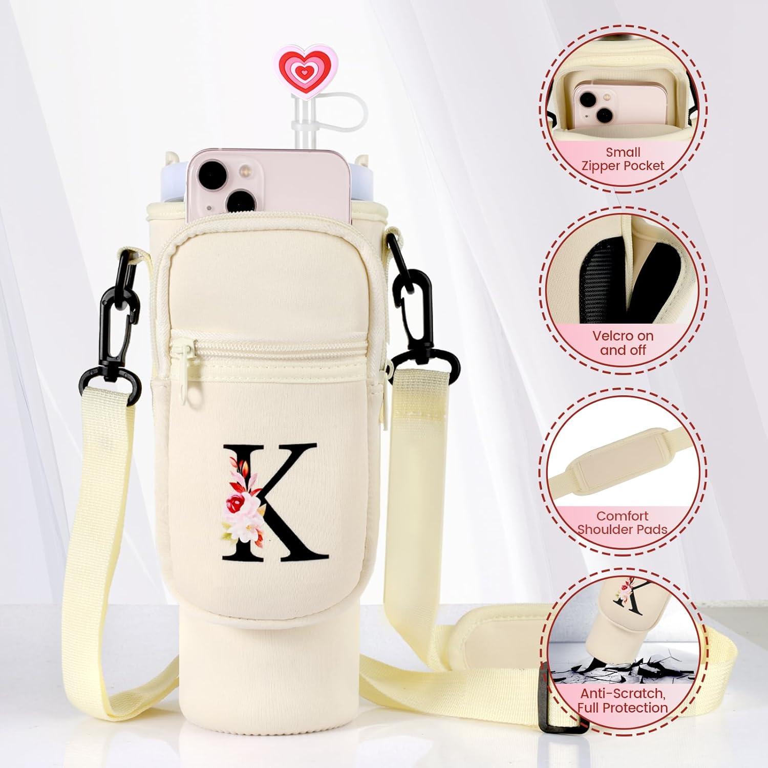 Bolsa Portabotellas GOEWY para Vaso Stanley 40 oz Crema