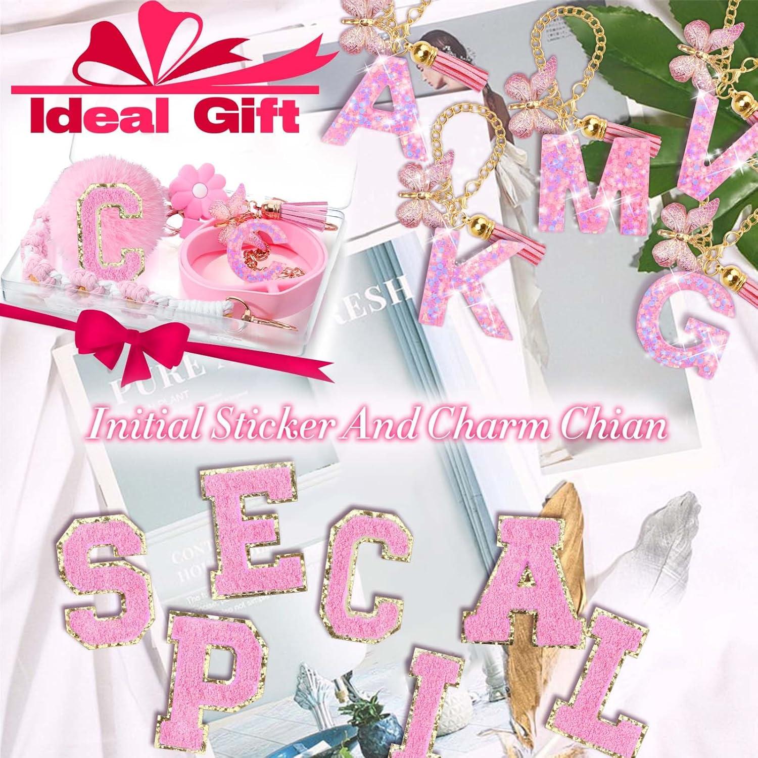 Juego de Accesorios 7 Piezas ZYBIDEAL para Vaso Stanley Rosa