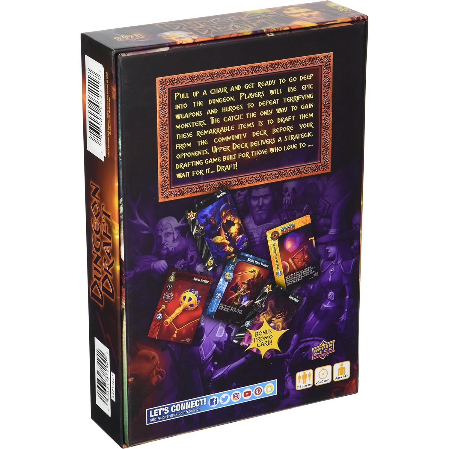 Juego de Mesa Dungeon Draft Upper Deck 2-5 Jugadores