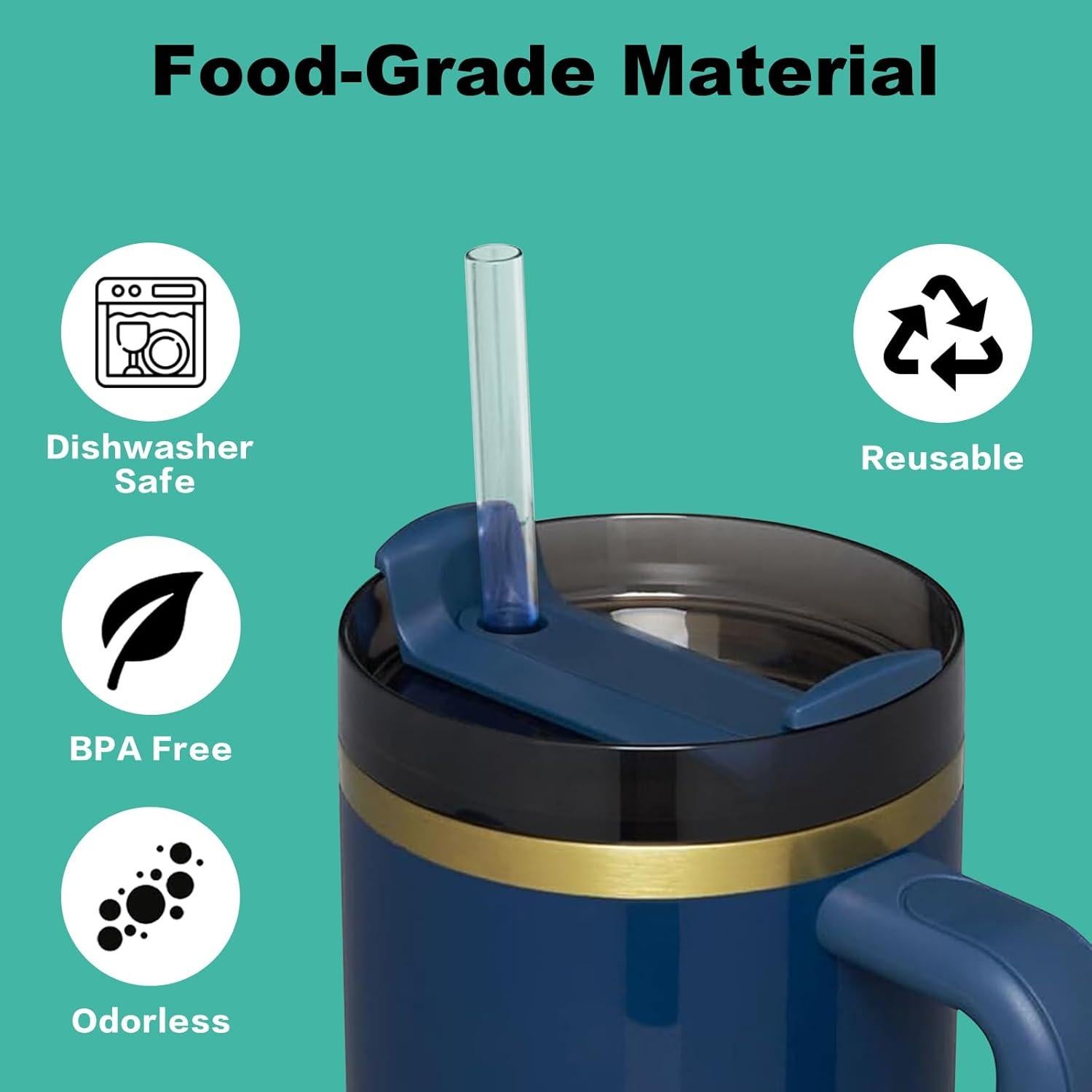 Pajitas Reutilizables Allwith para Taza Stanley 30-64 oz