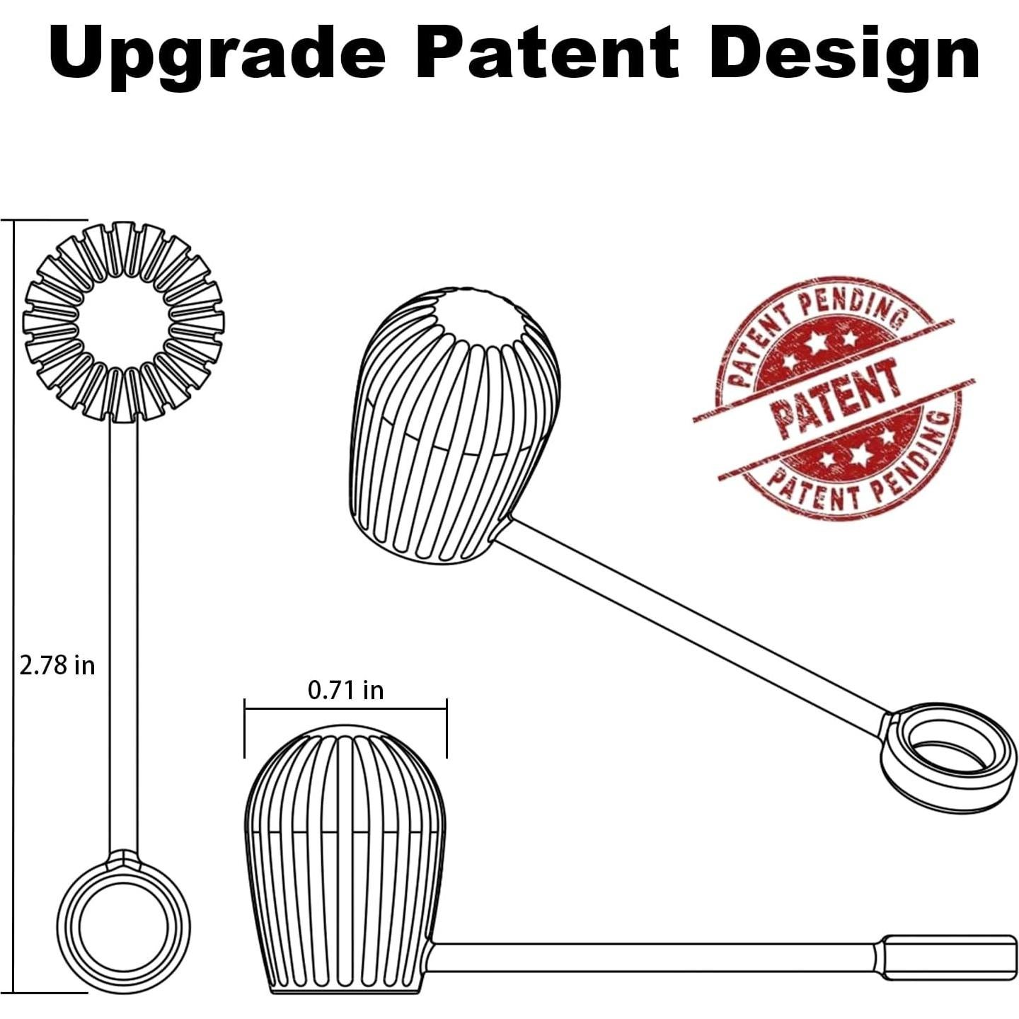 6 Pajillas Transparentes con Tapa para Taza Stanley 1,18L