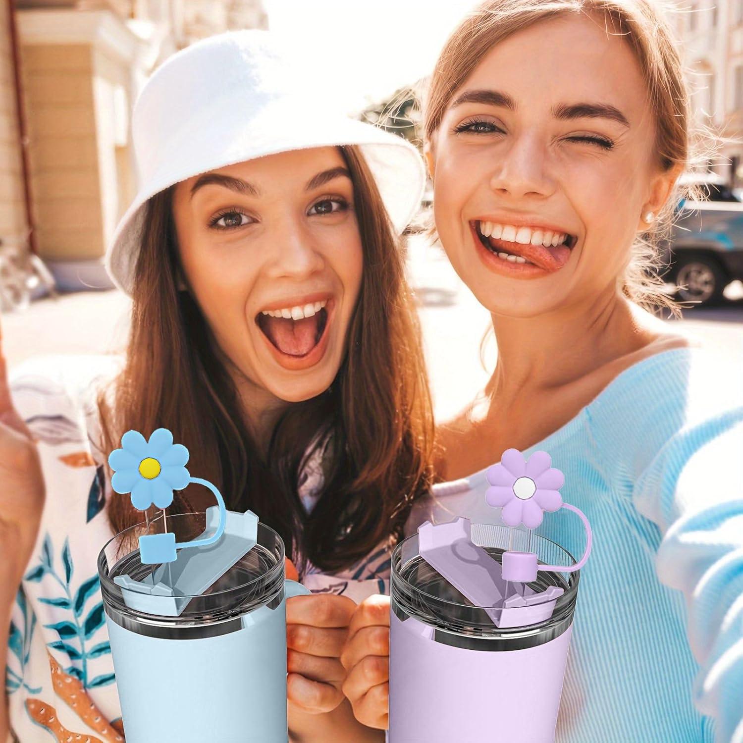 Cubiertas de Silicona SEMATA para Pajitas 6 Piezas Coloridas