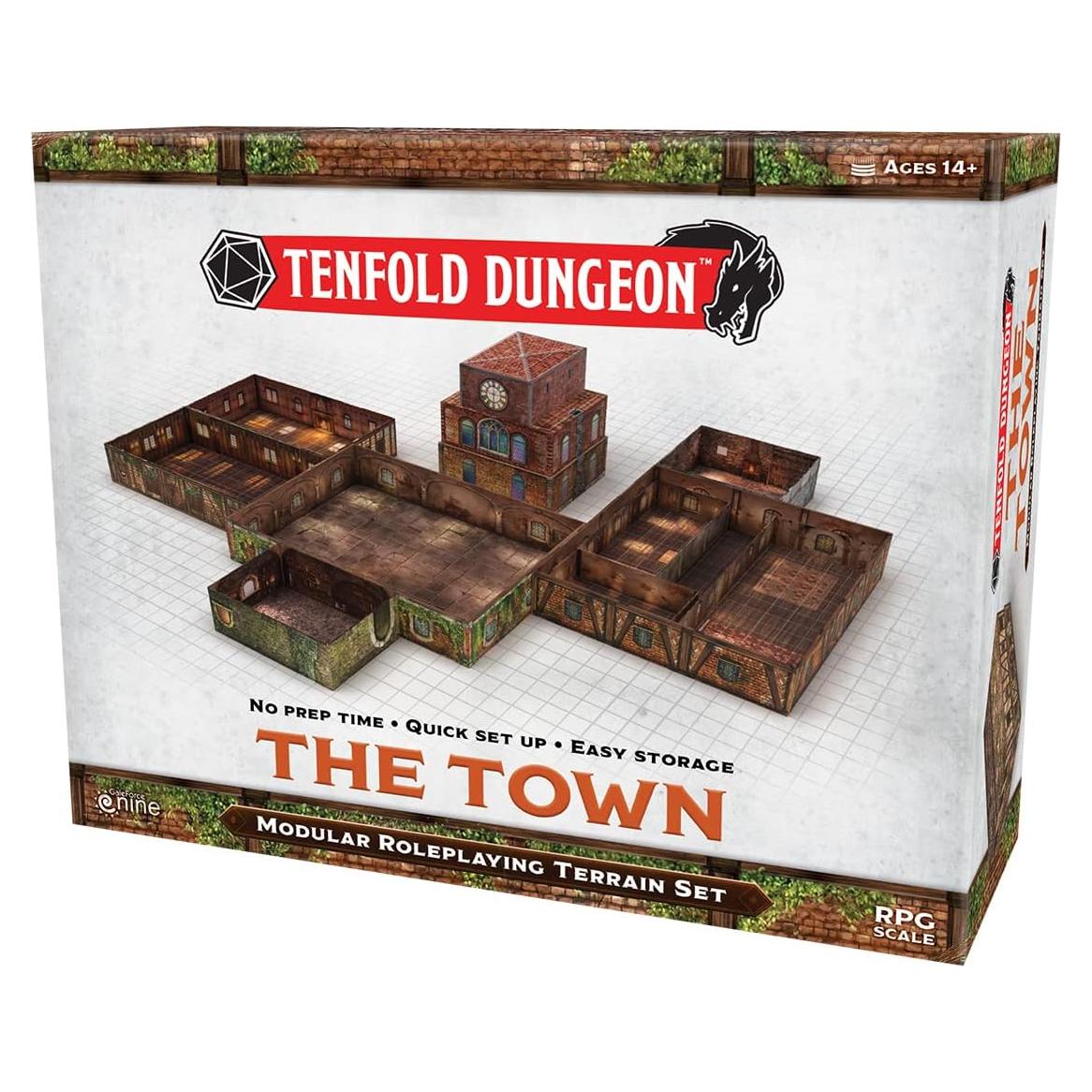 Tenfold Dungeon Gale Force Nine Ciudad 3D RPG Aventura 5e