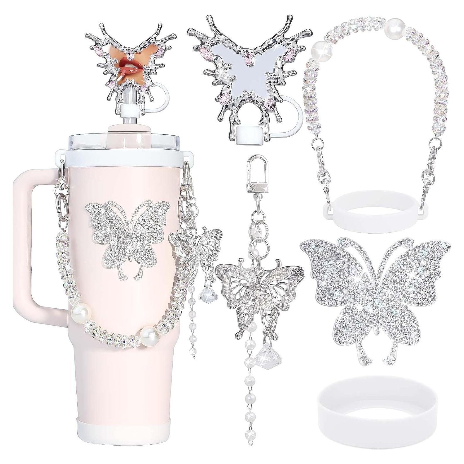 Accesorios para Taza Stanley ZYBIDEAL con Espejo y Mariposa