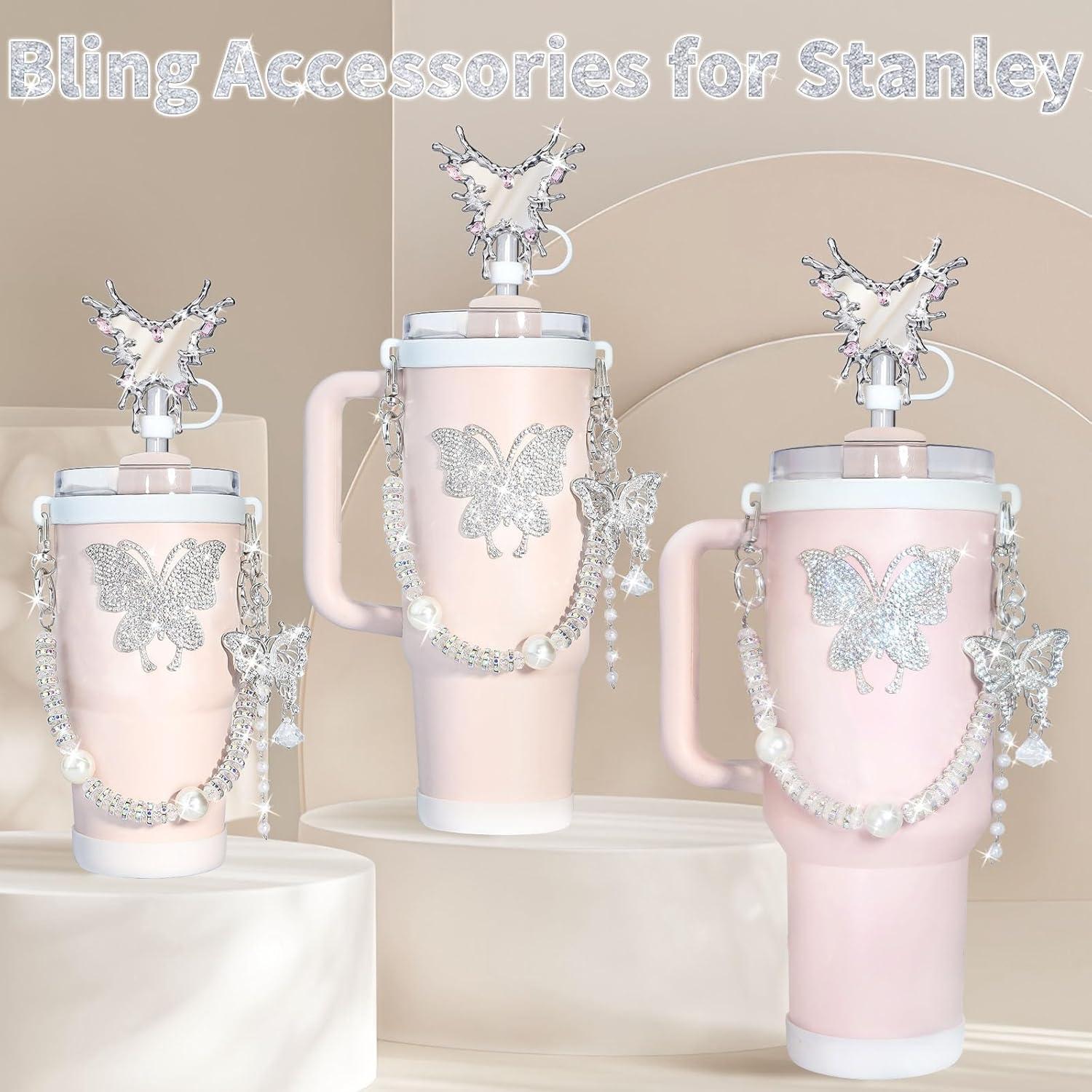 Accesorios para Taza Stanley ZYBIDEAL con Espejo y Mariposa