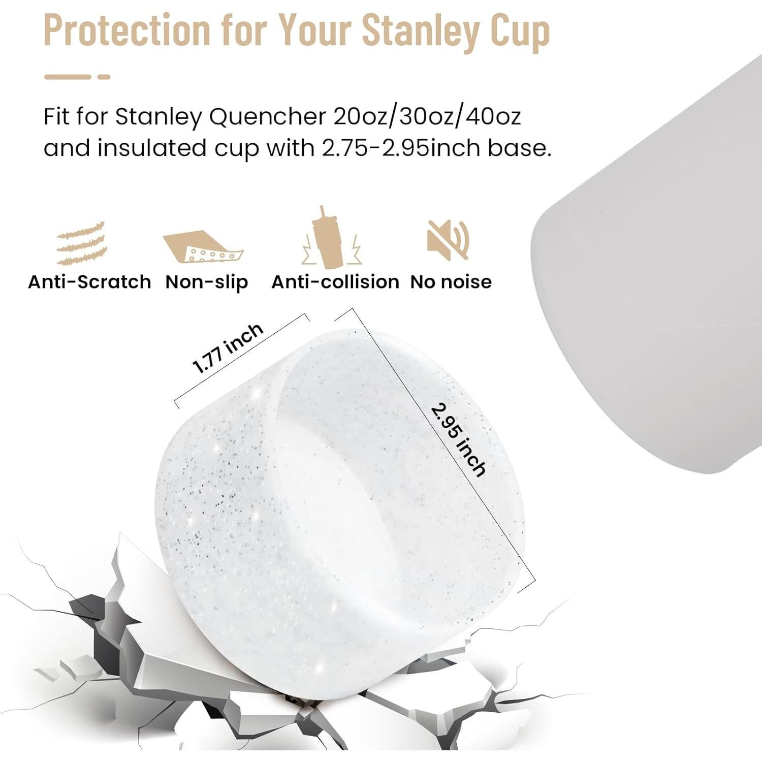 Juego de Tapas Antiderrame Gracenal para Stanley Cup 8 Piezas