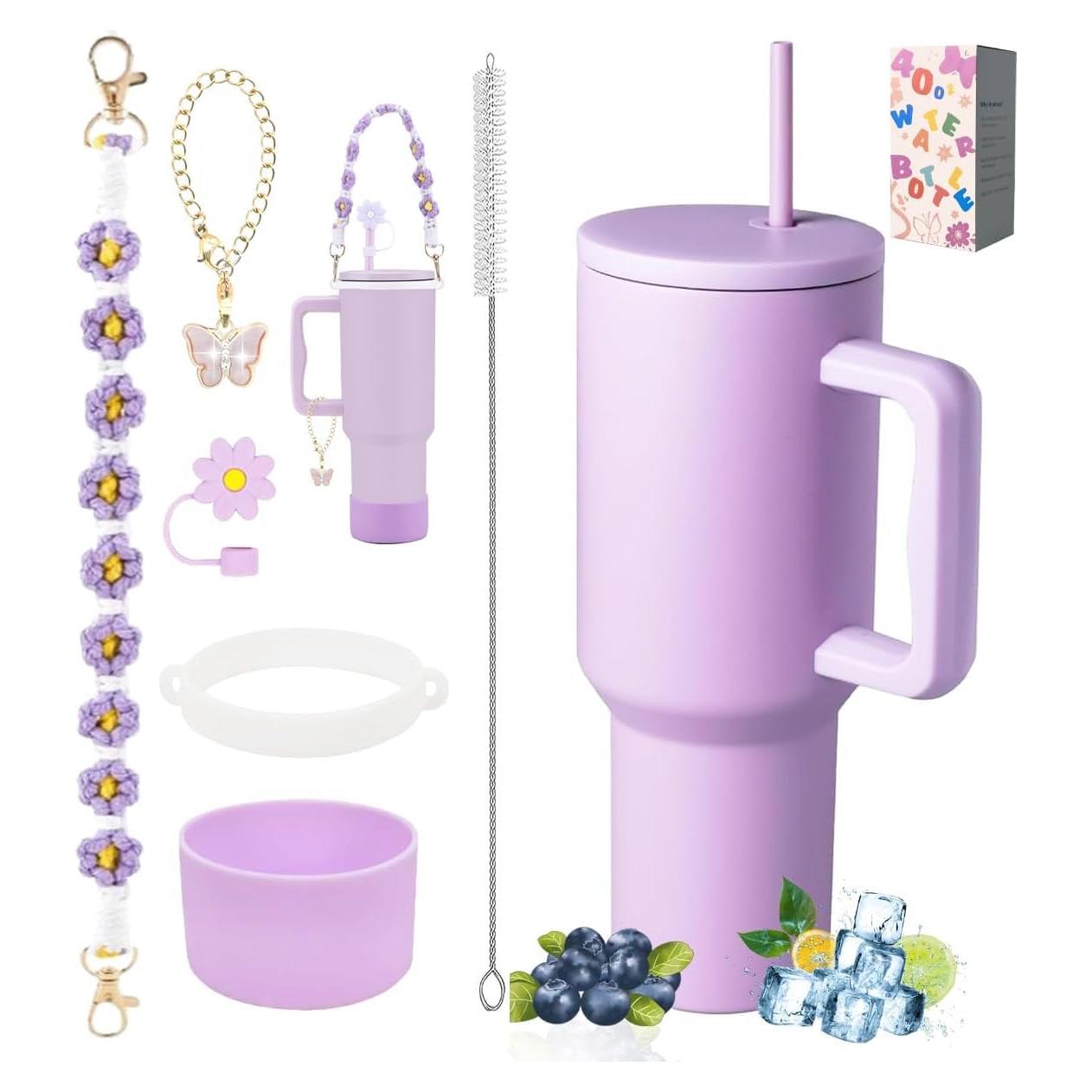 Taza Aislada Sanilinwild 1.18 L con Asa y Popote