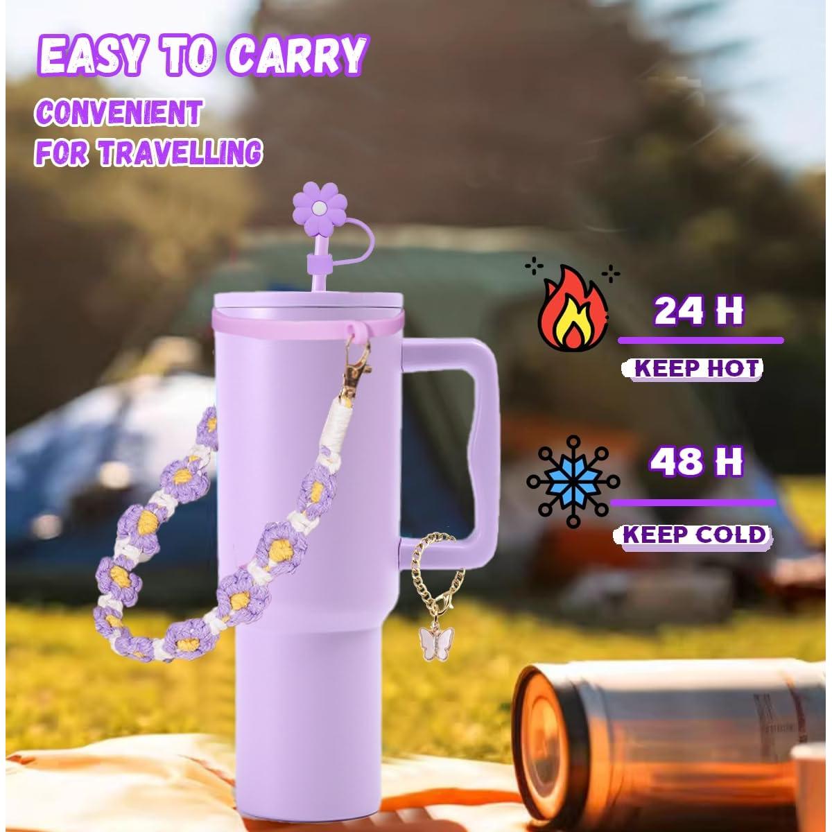 Taza Aislada Sanilinwild 1.18 L con Asa y Popote