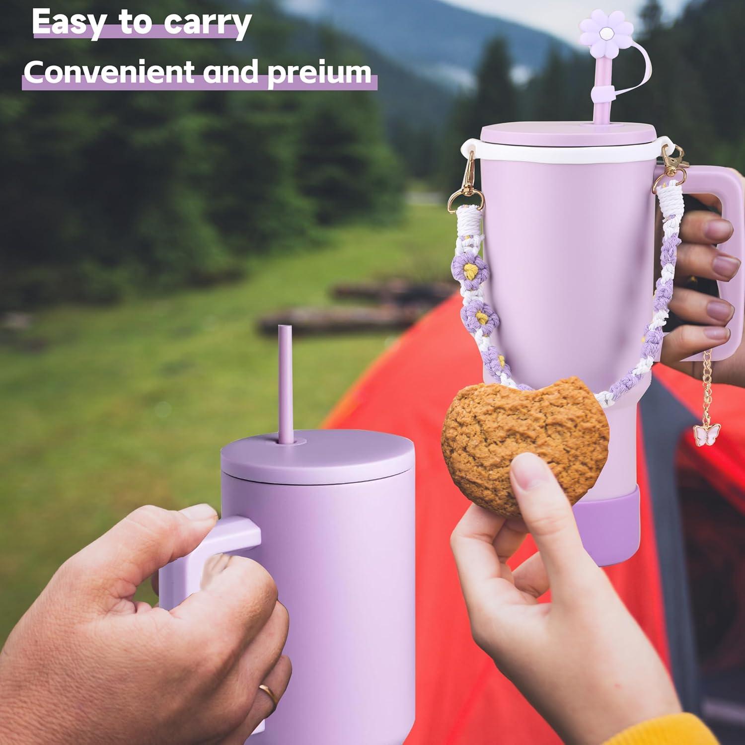 Taza Aislada Sanilinwild 1.18 L con Asa y Popote