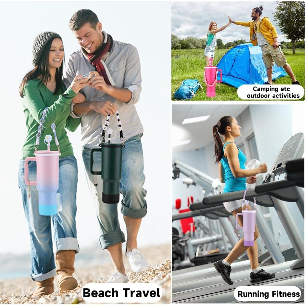 Taza Aislada Sanilinwild 1.18 L con Asa y Popote