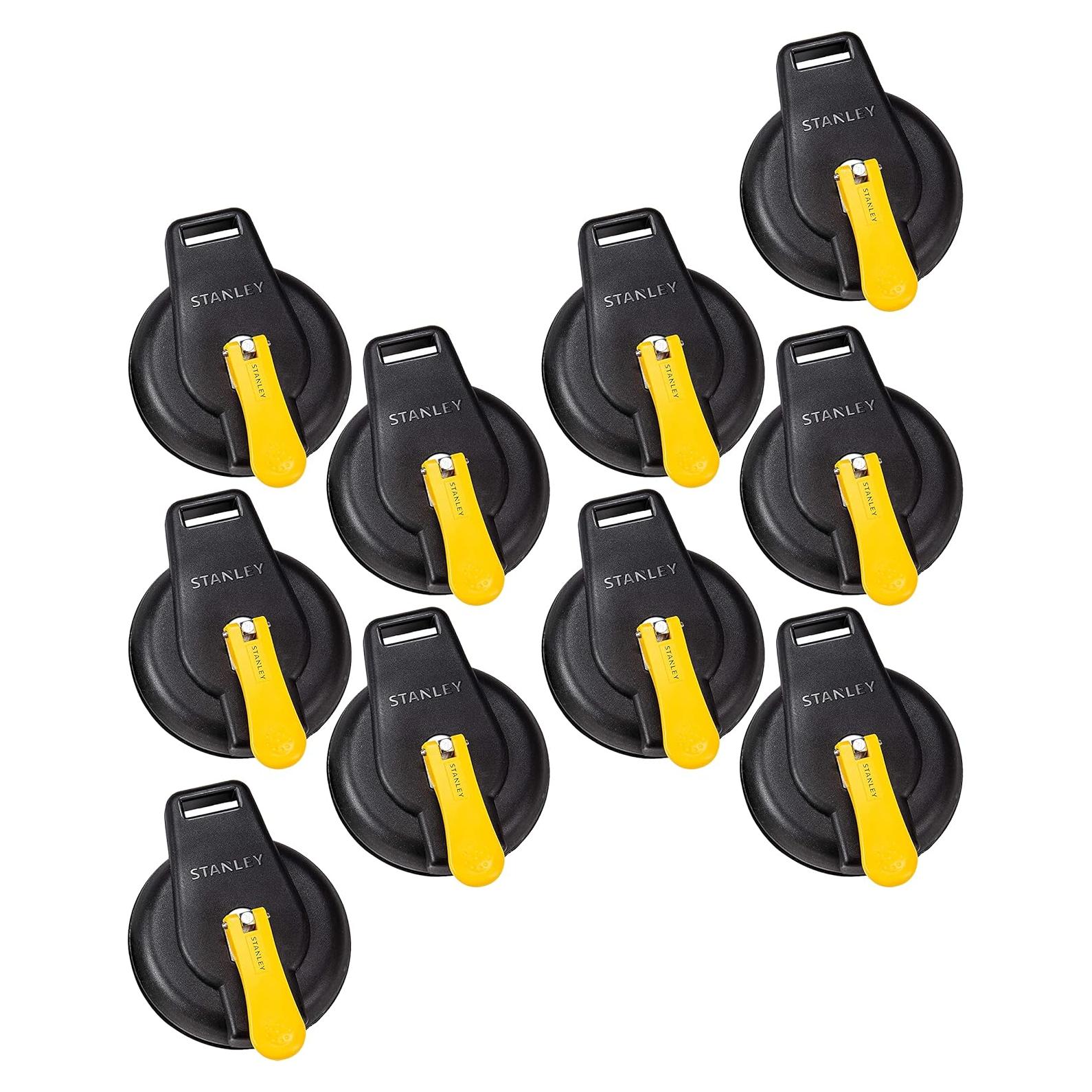 Ventosa STANLEY S4004 Negra/Amarilla 10 Paquete 200 kg