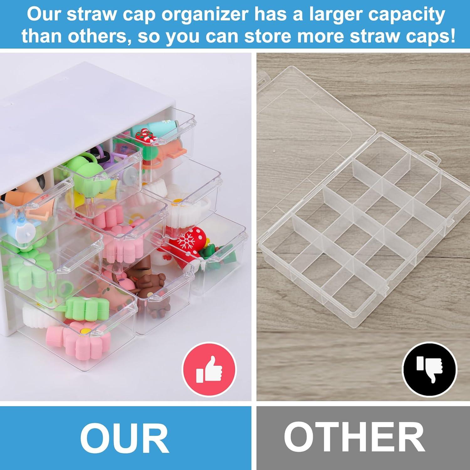 Organizador de Tapas de Popote Vodolo 30-40oz Apilable