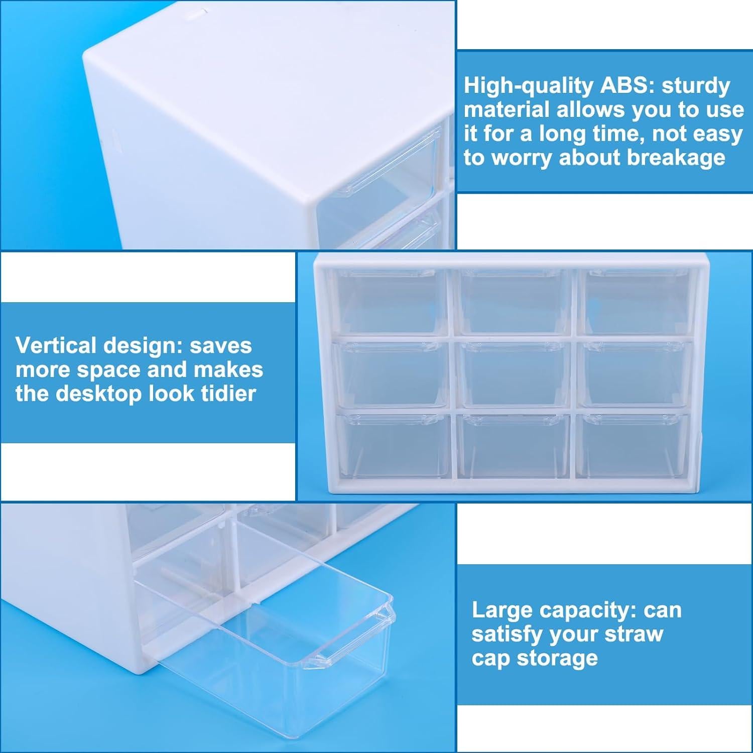 Organizador de Tapas de Popote Vodolo 30-40oz Apilable