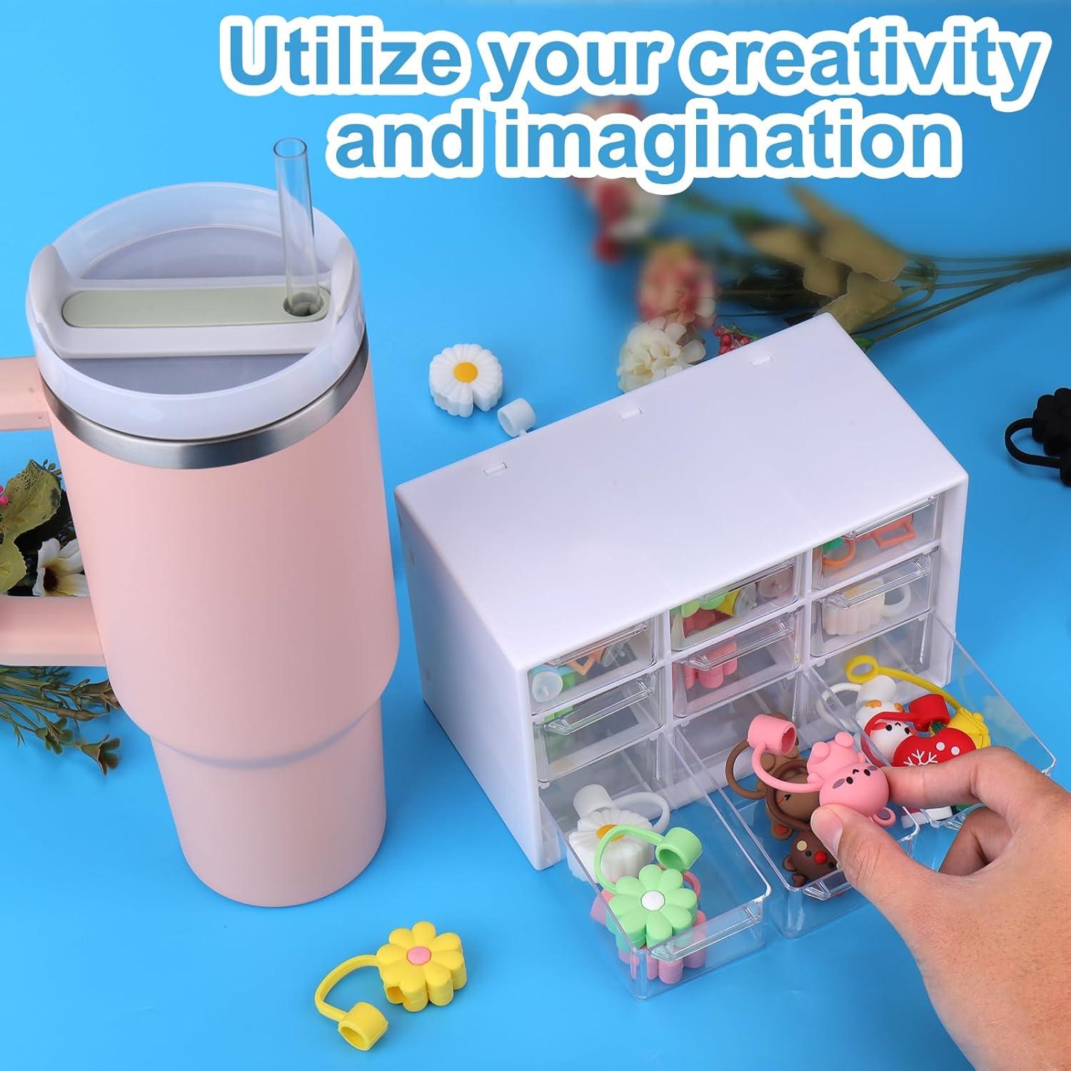 Organizador de Tapas de Popote Vodolo 30-40oz Apilable