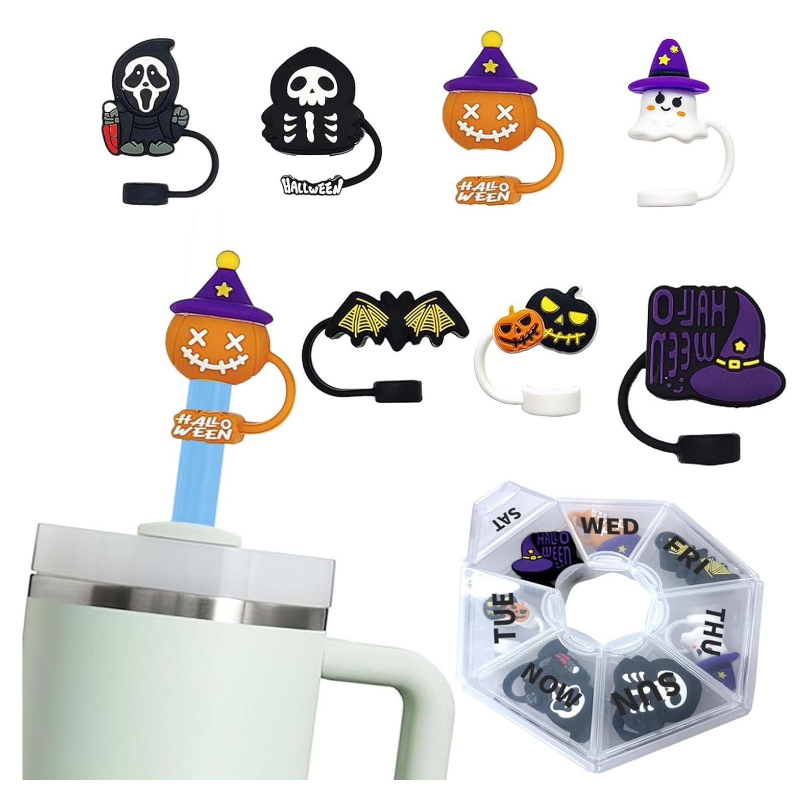 Tapas de Silicona para Popote Genérico 7 Piezas 10mm