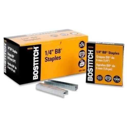 Grapas B8 Bostitch 1/2"W 1/4"L 210 por Tira