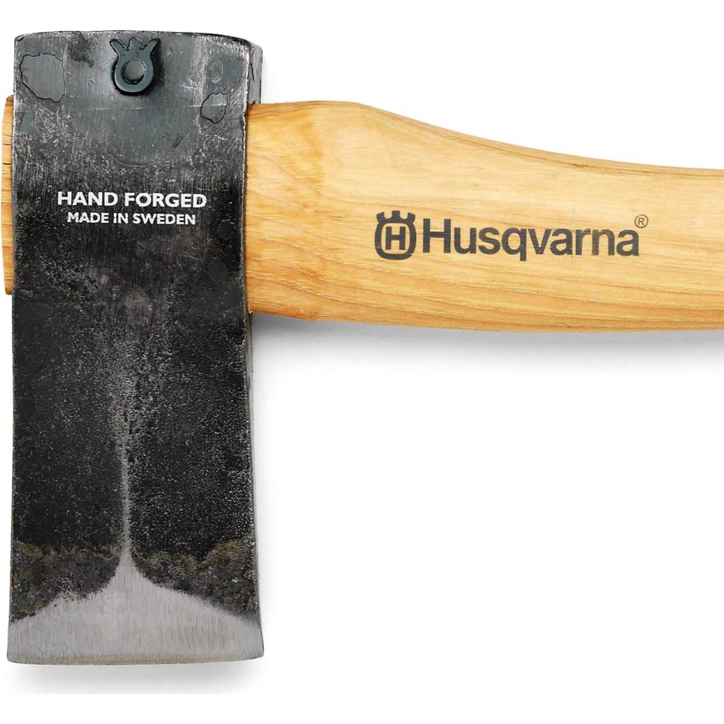 Hacha de Partir Husqvarna 48 cm Mango Madera con Funda