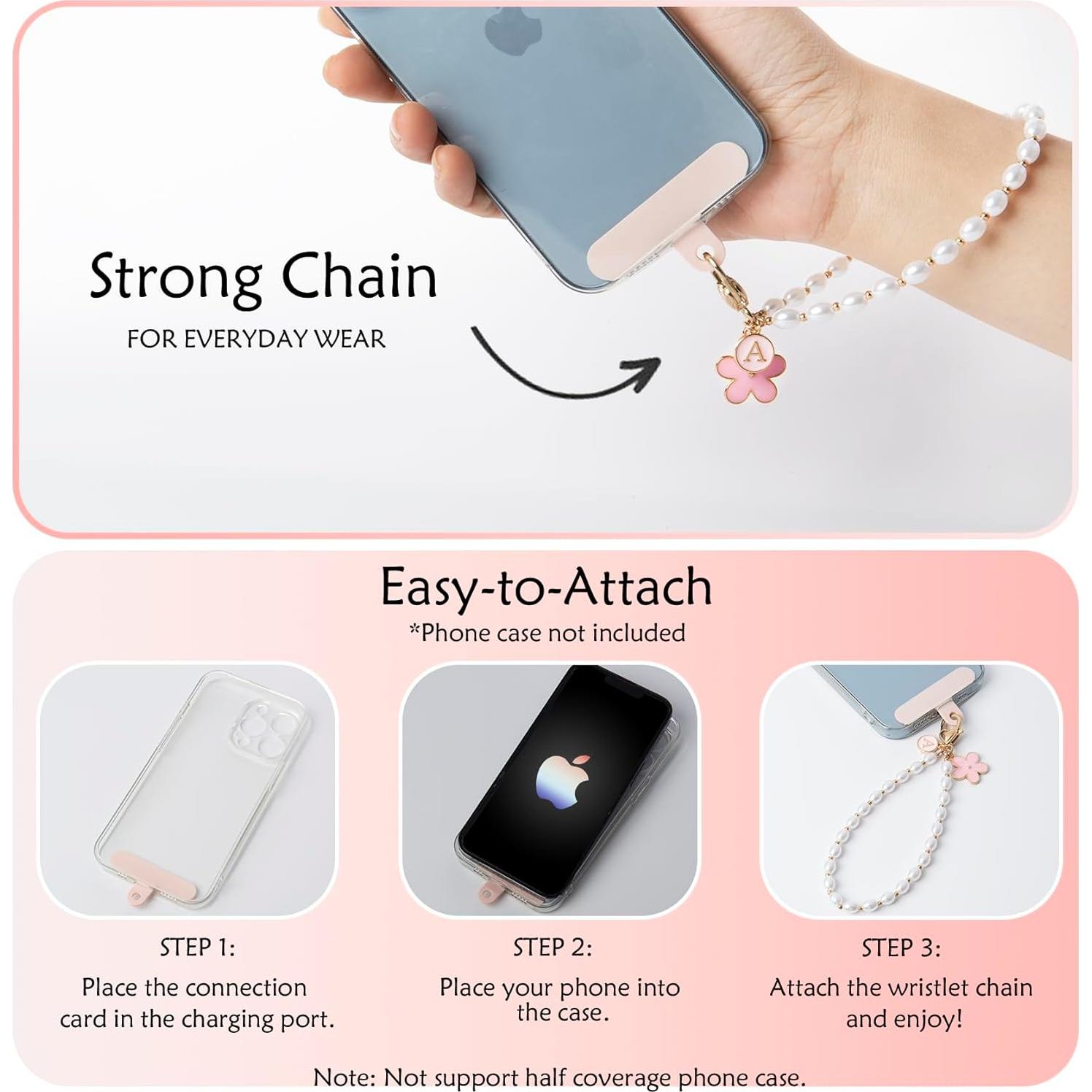 Llavero Inicial Personalizado 3PC Rosa Stanley Charms