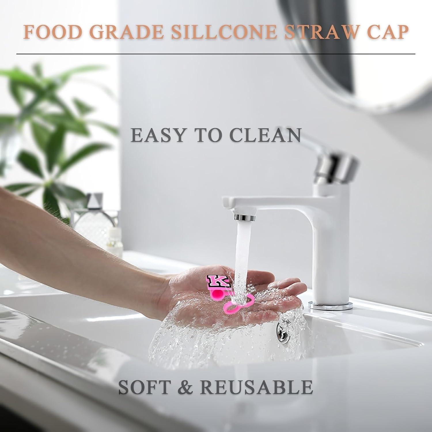 Tapa de Paja ANHRMHH para Taza Stanley 30/40 Oz - Silicona 10mm