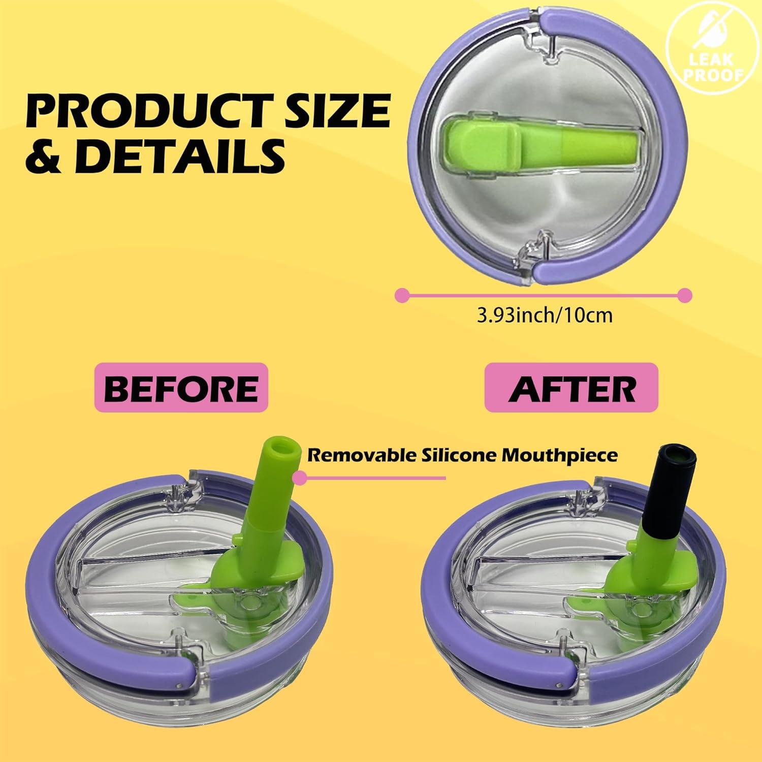 Tapa Reemplazo para Vaso Stanley 40 oz - 2 PCS Violeta